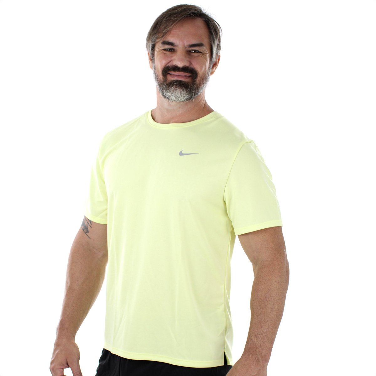 Camiseta Nike Dri-Fit UV Miler Amarelo - Masculina Amarelo 3