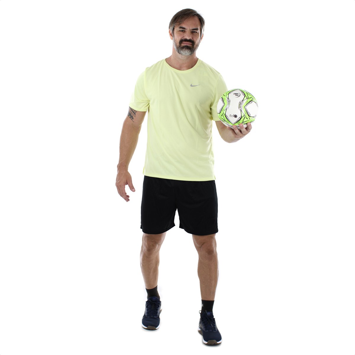 Camiseta Nike Dri-Fit UV Miler Amarelo - Masculina Amarelo 5