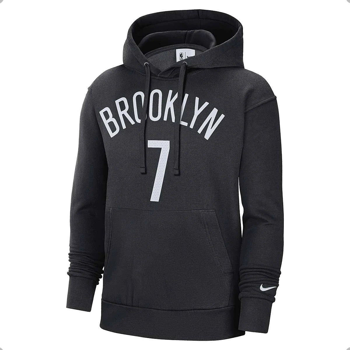 Blusao Nike NBA Fleece Brooklyn Nets Essential Preto - Masculino