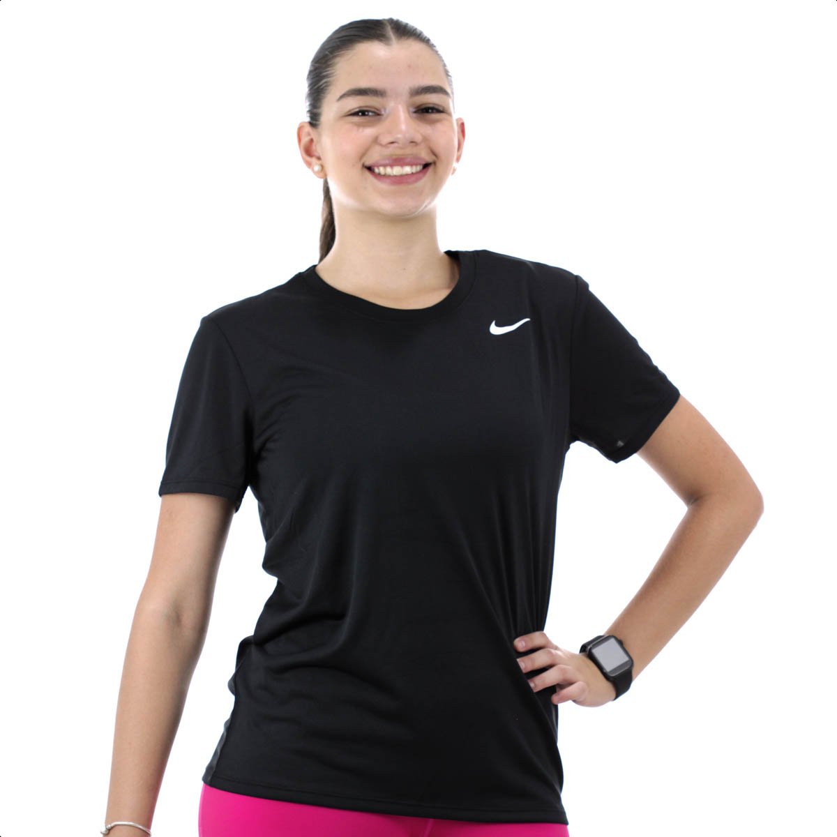 Camiseta Nike Tee Dri-FIT Preta - Feminina Preto 2