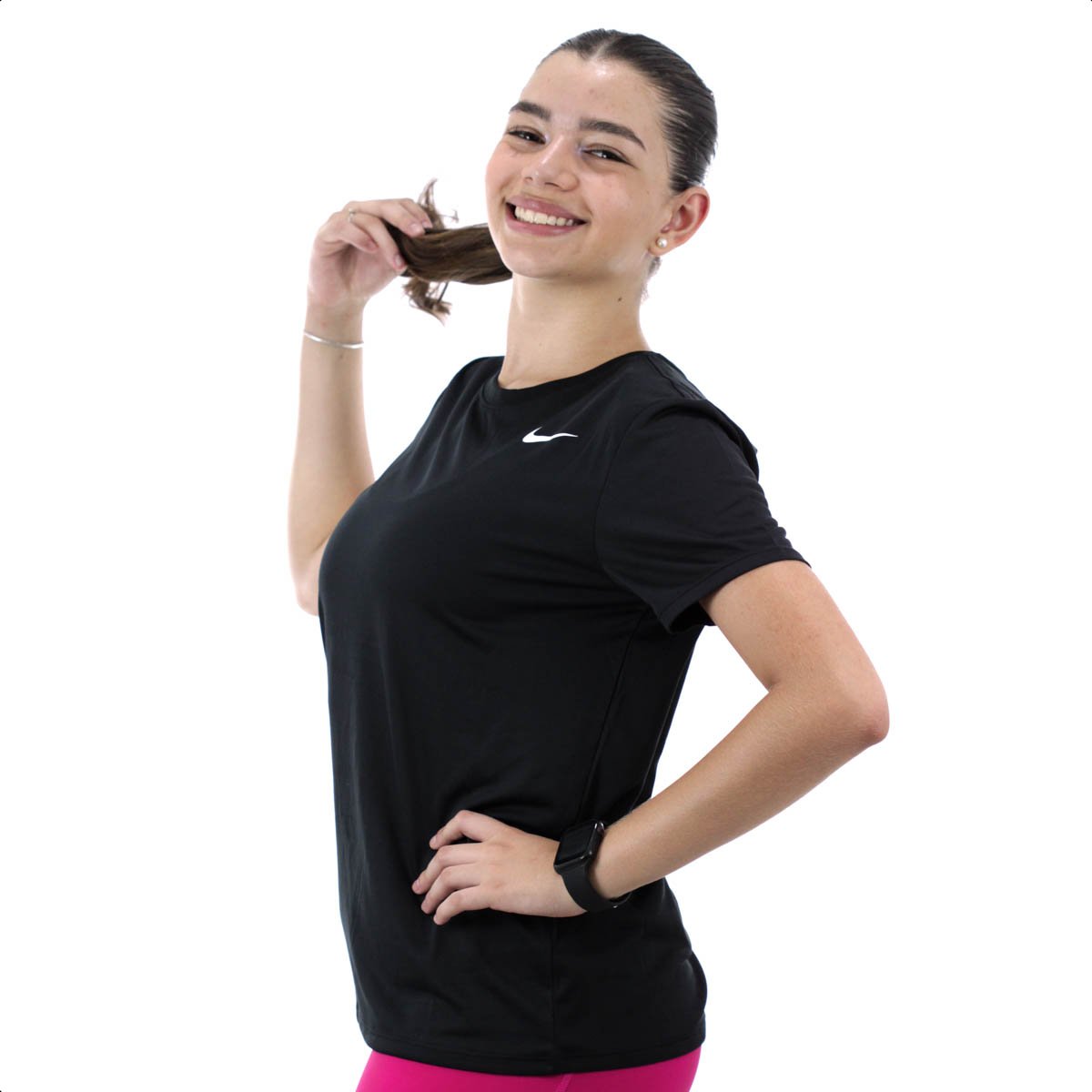 Camiseta Nike Tee Dri-FIT Preta - Feminina Preto 3