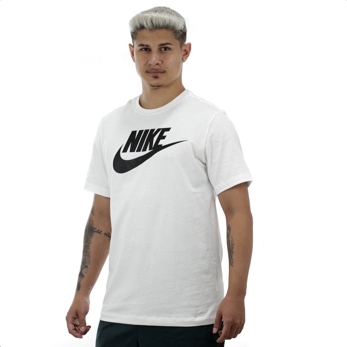 Camiseta Nike Sportswear Icon - Masculina Branco 3