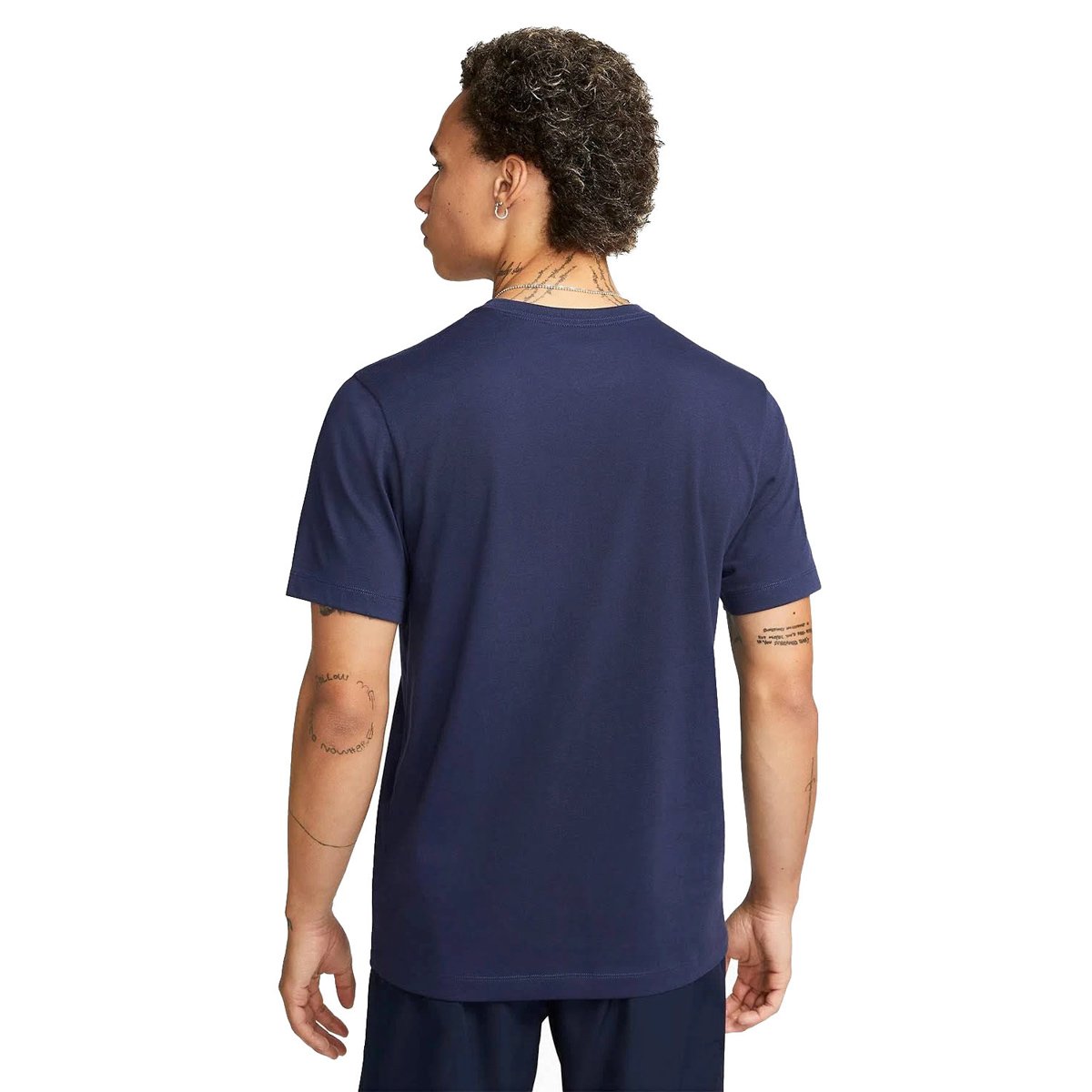 Camiseta Nike Dri-Fit Tee Heritage Marinho- Masculina Azul Marinho 2