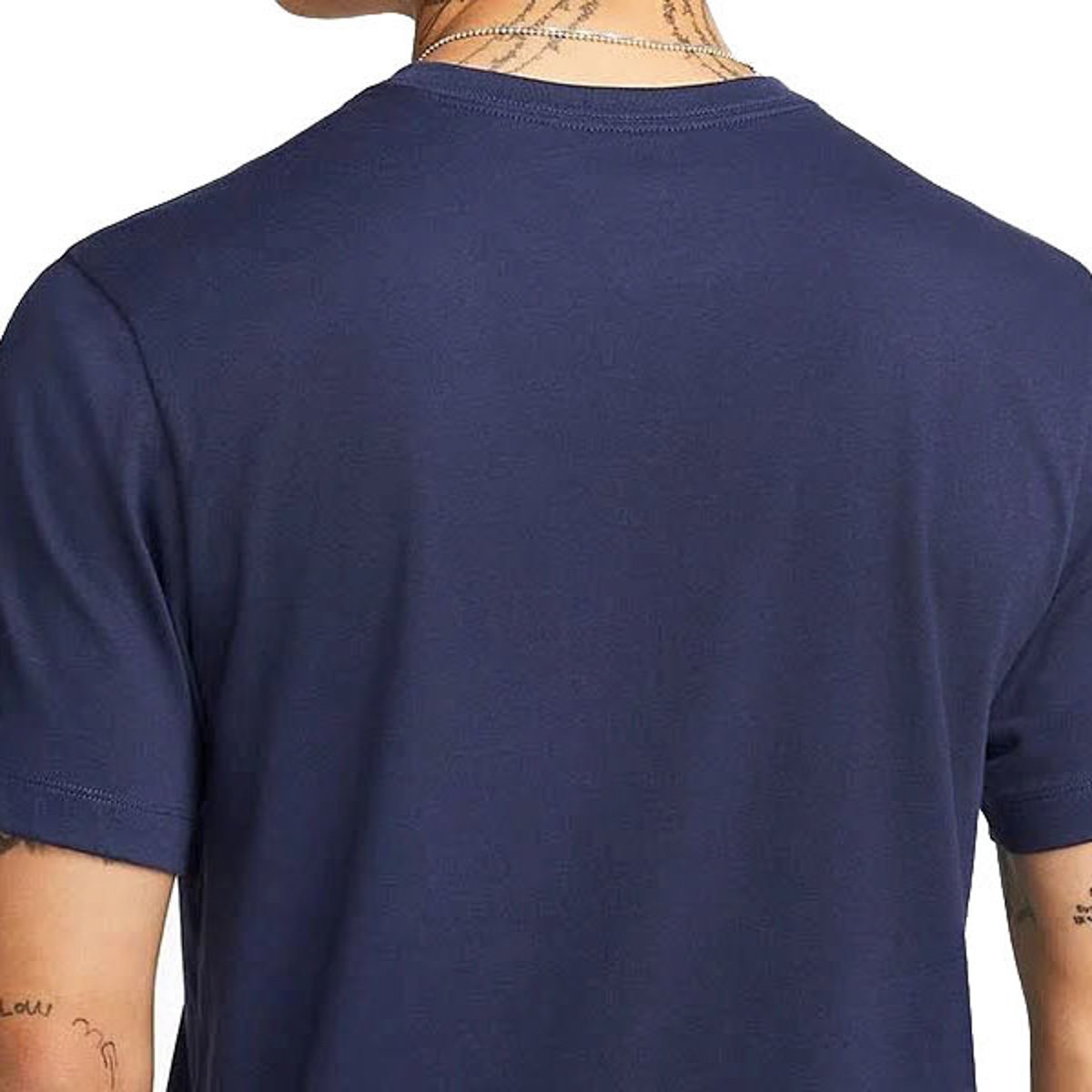 Camiseta Nike Dri-Fit Tee Heritage Marinho- Masculina Azul Marinho 4