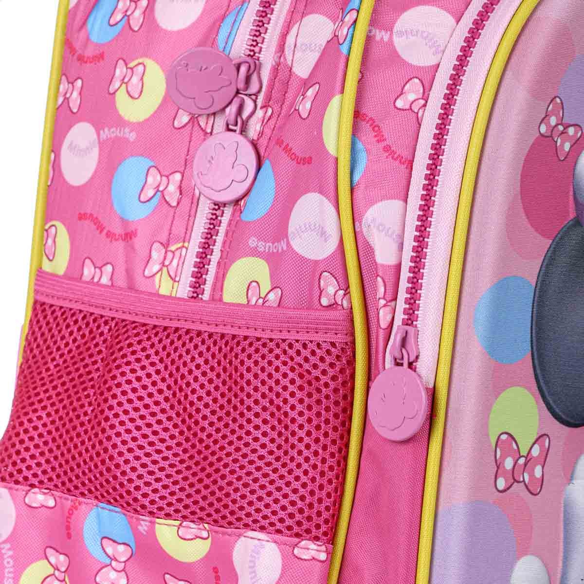 Mochila Escolar Xeryus 16 Minnie Relevo 13242 Rosa - Infantil Rosa 3