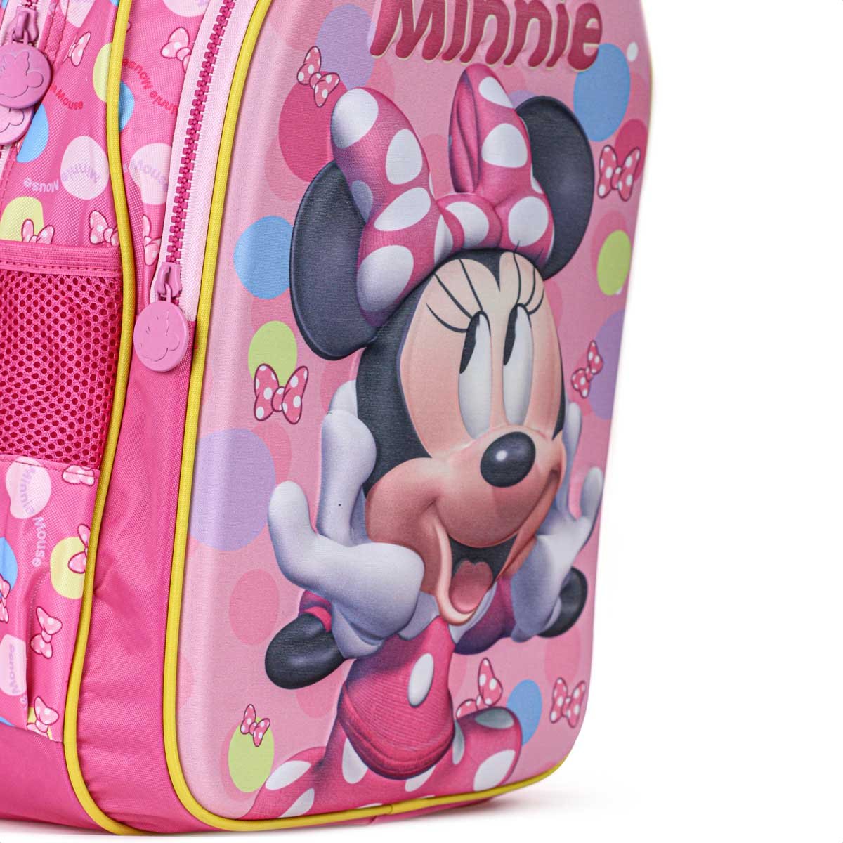Mochila Escolar Xeryus 16 Minnie Relevo 13242 Rosa - Infantil Rosa 4
