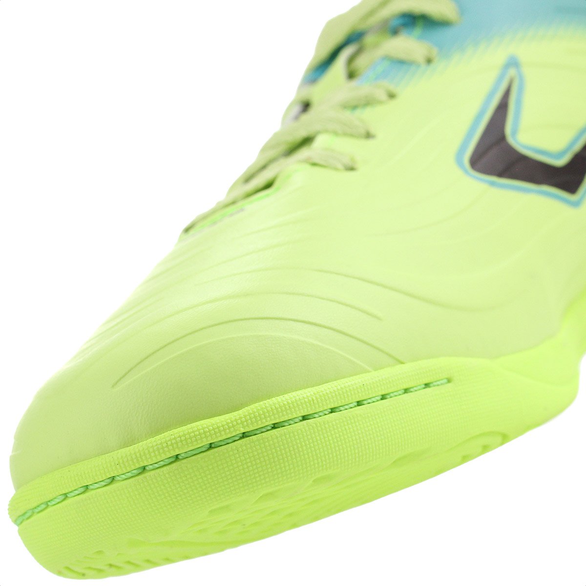 Chuteira Topper Futsal Forza III Verde Azul e Preto - Masculino Verde 3