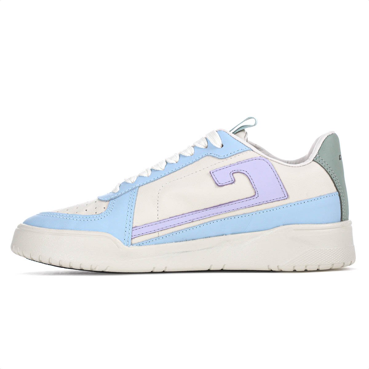 Tenis Colcci C/Cool Off White Azul e Roxo - Feminino Branco 2