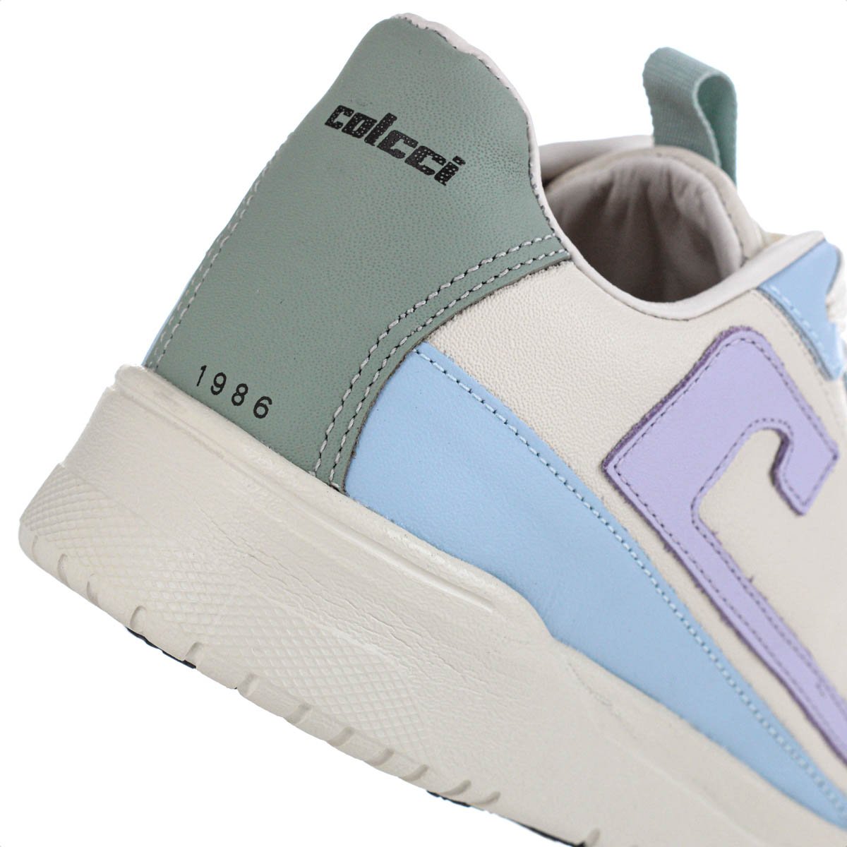 Tenis Colcci C/Cool Off White Azul e Roxo - Feminino Branco 4