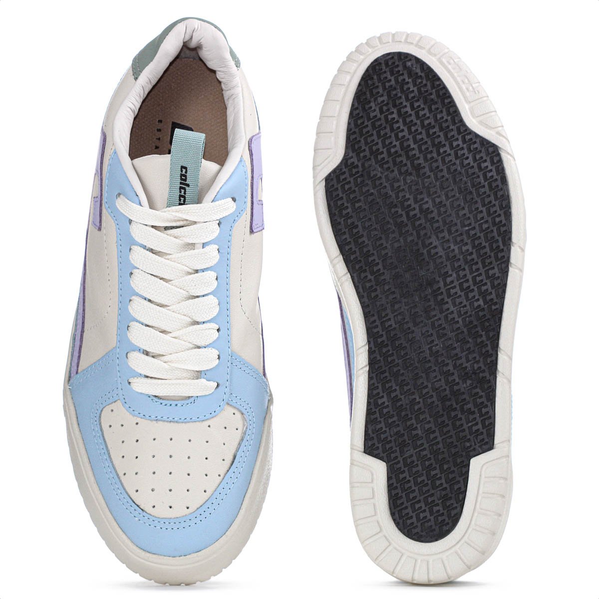 Tenis Colcci C/Cool Off White Azul e Roxo - Feminino Branco 5