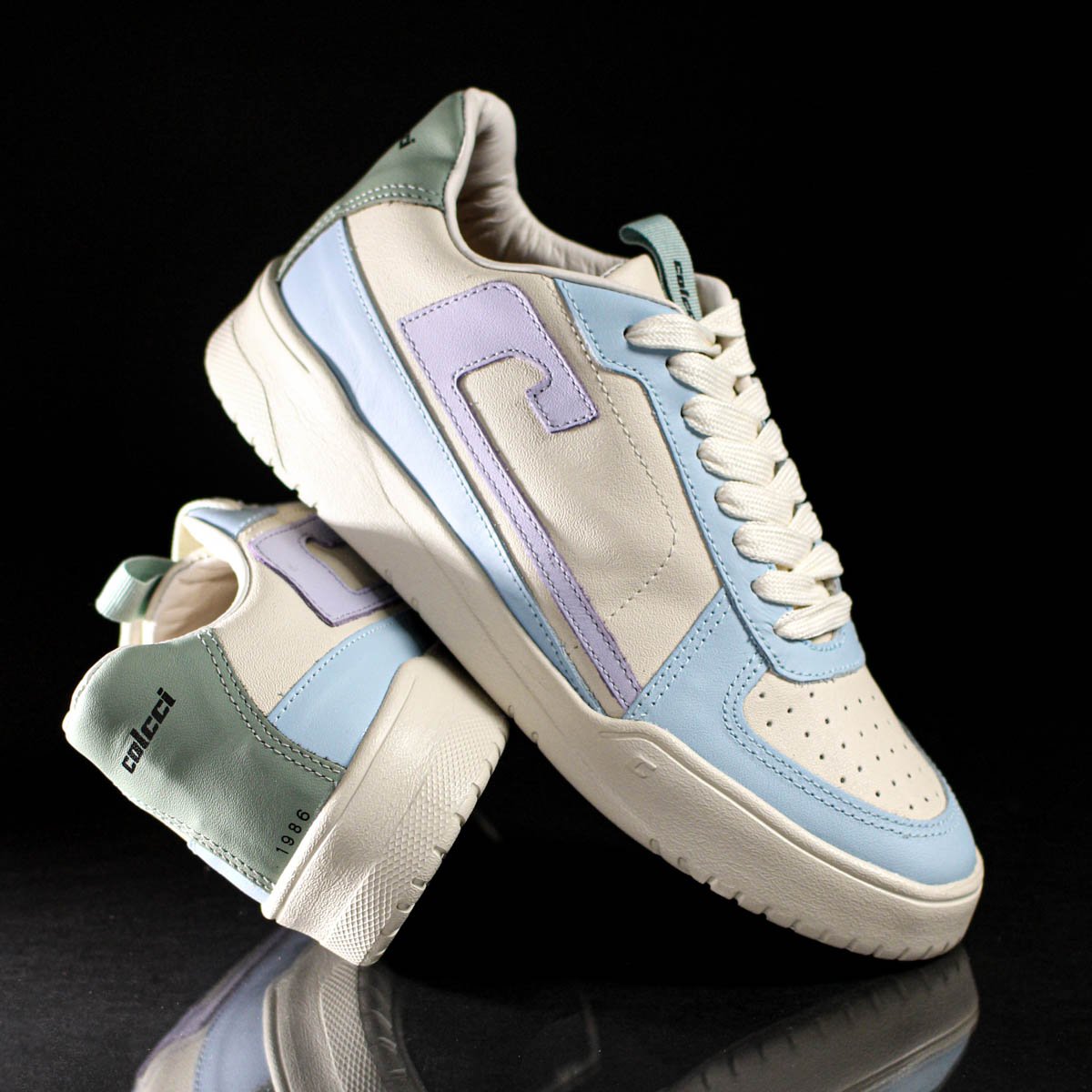 Tenis Colcci C/Cool Off White Azul e Roxo - Feminino Branco 7