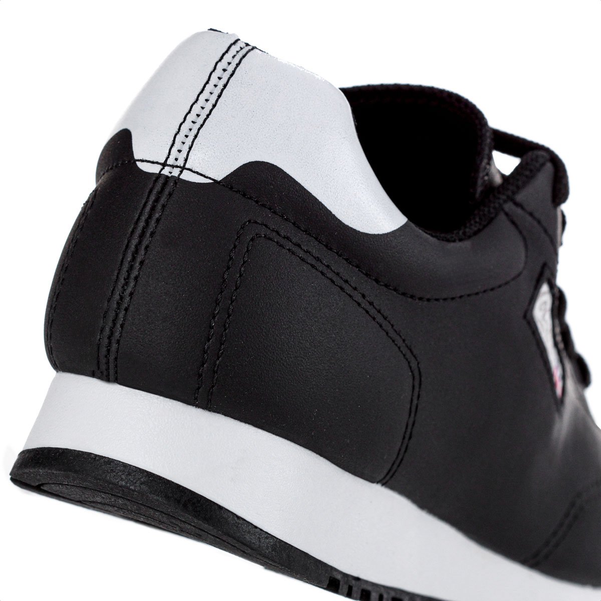 Tenis Coca Cola Sport Style Preto e Branco - Feminino Preto 4