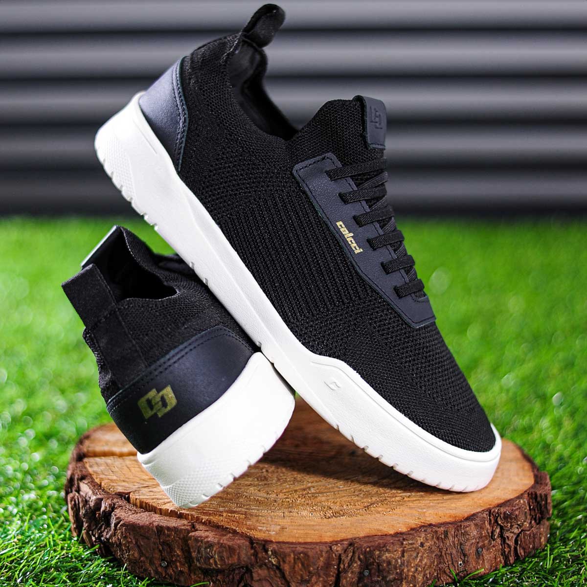 Tenis Colcci C/ Filis 004 Preto - Masculino Preto 7