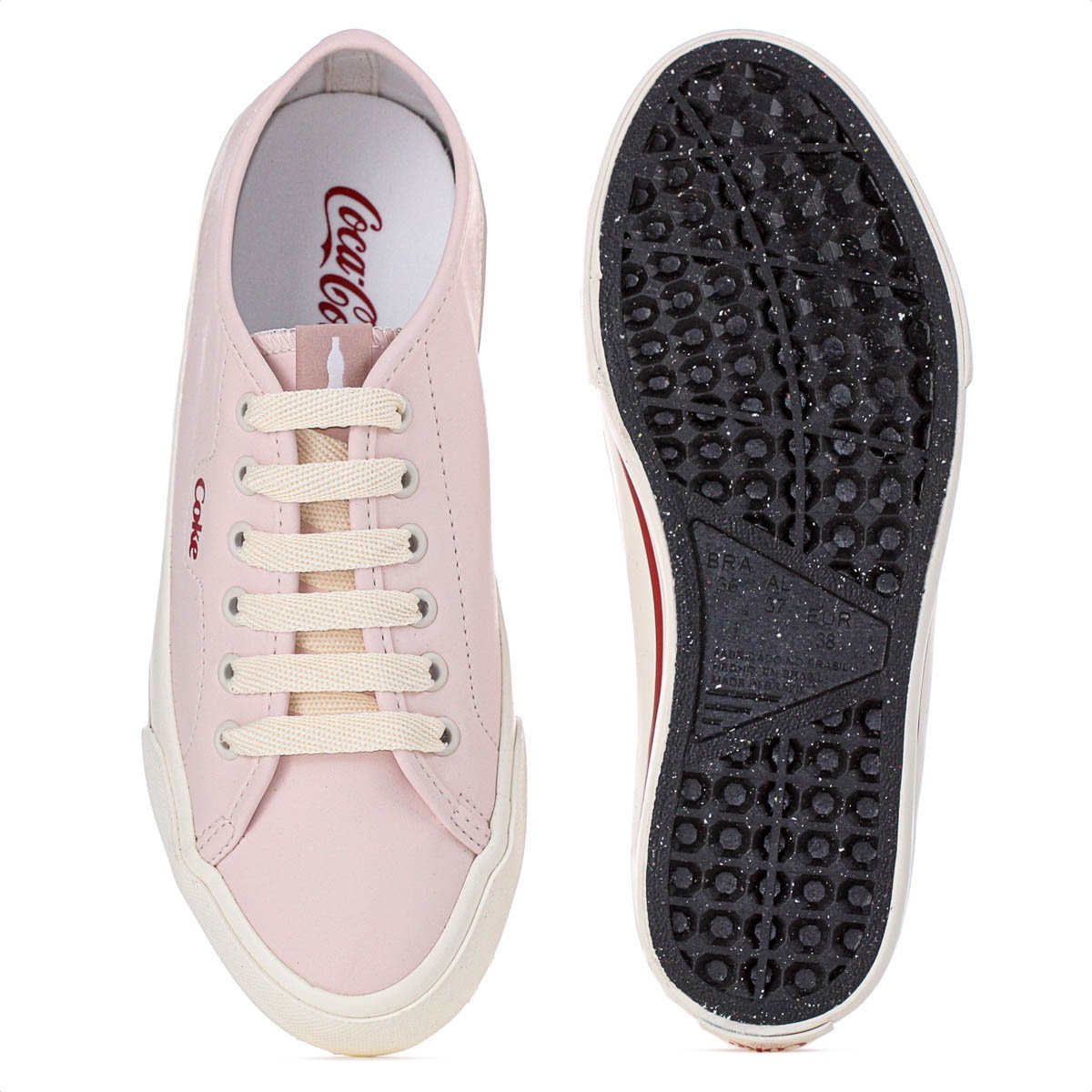 Tenis Coca Cola Chandler Town Rosa Claro - Feminino Rosa 5