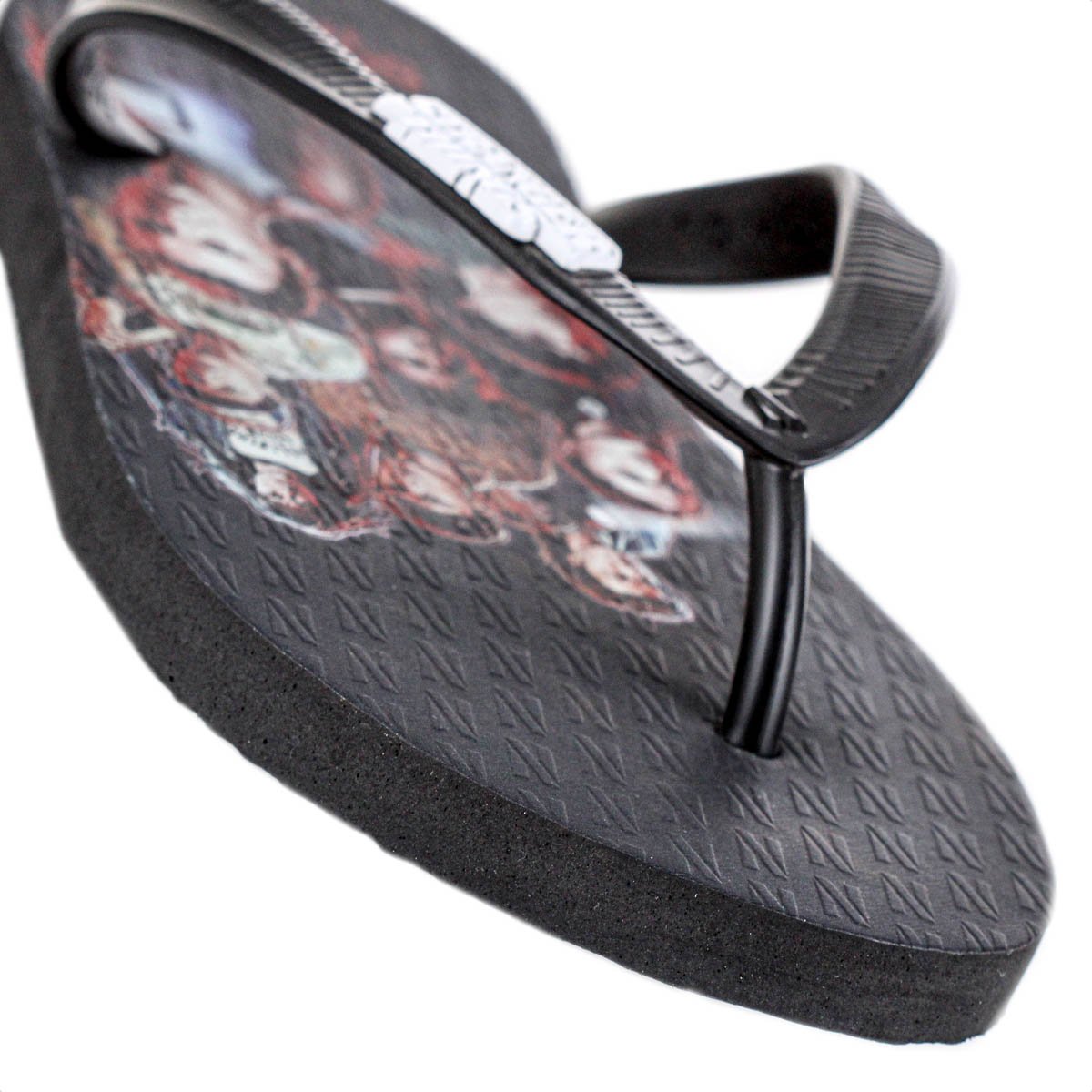 Chinelo Netflix Stranger Things Team Preto - Masculino Preto 5