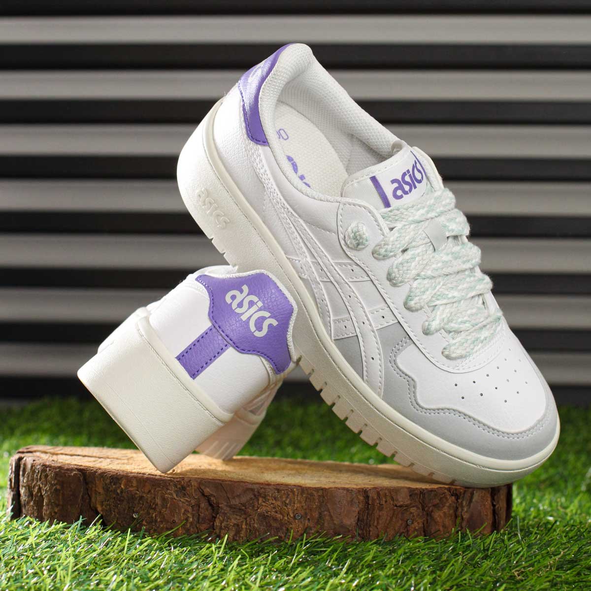 Tenis Asics Japan S PF Branco e Off White - Feminino Branco 8