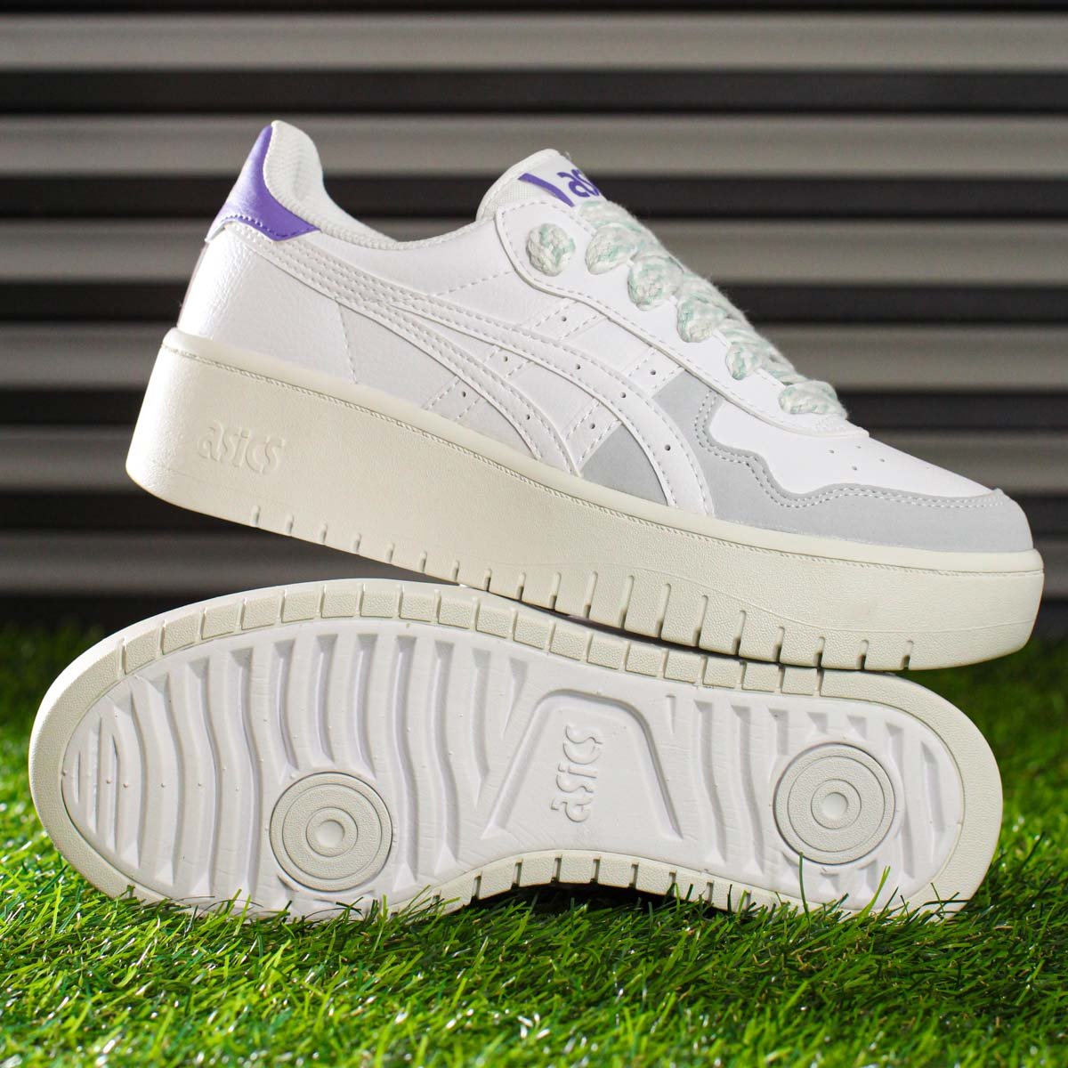 Tenis Asics Japan S PF Branco e Off White - Feminino Branco 7