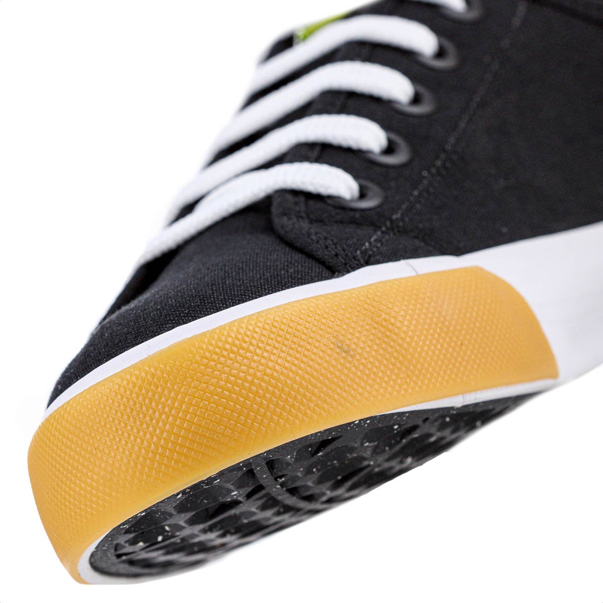 Tenis Coca Cola Miami Canvas Preto e Amarelo - Feminino Preto 3