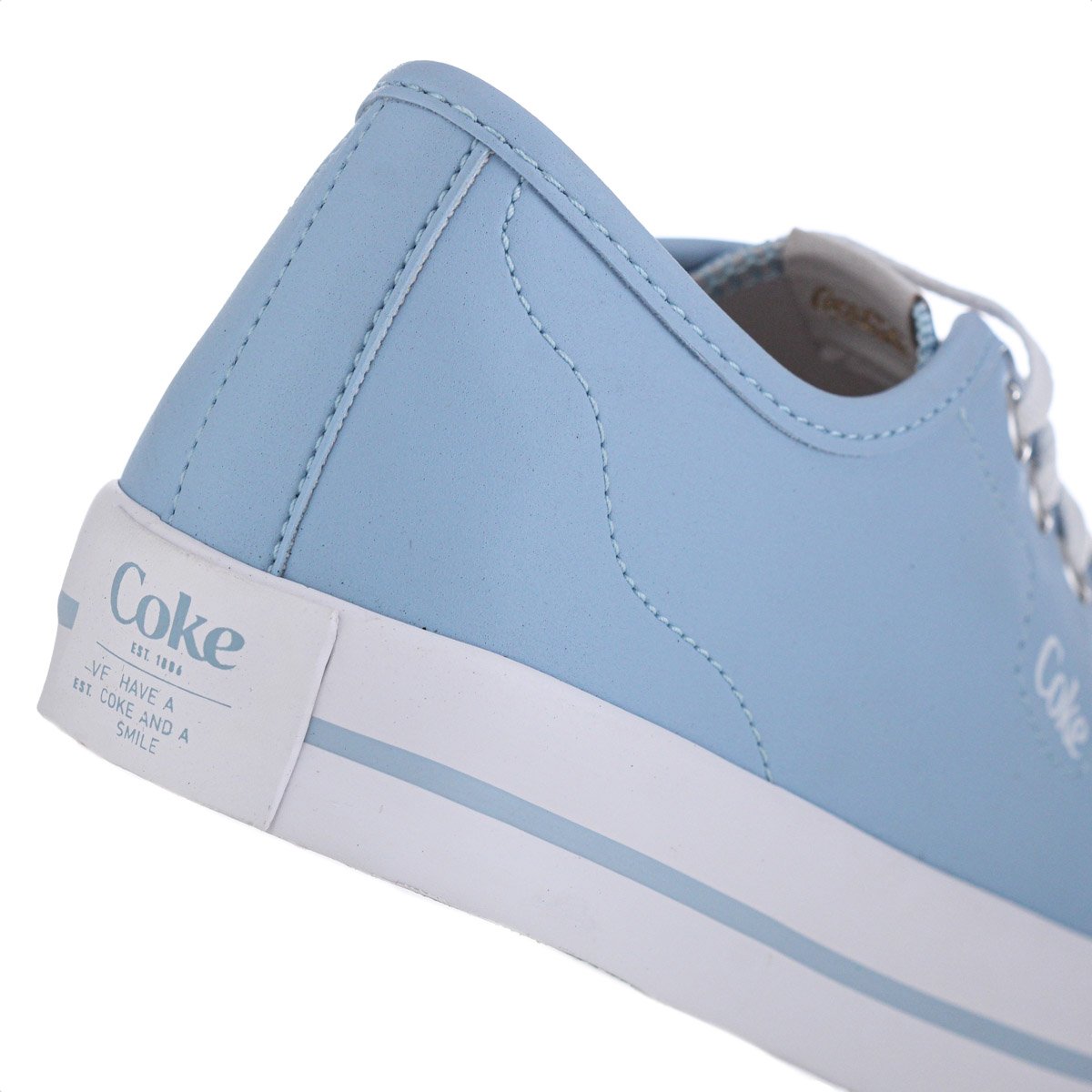 Tenis Coca Cola Chandler Town Azul Claro - Feminino Azul 4