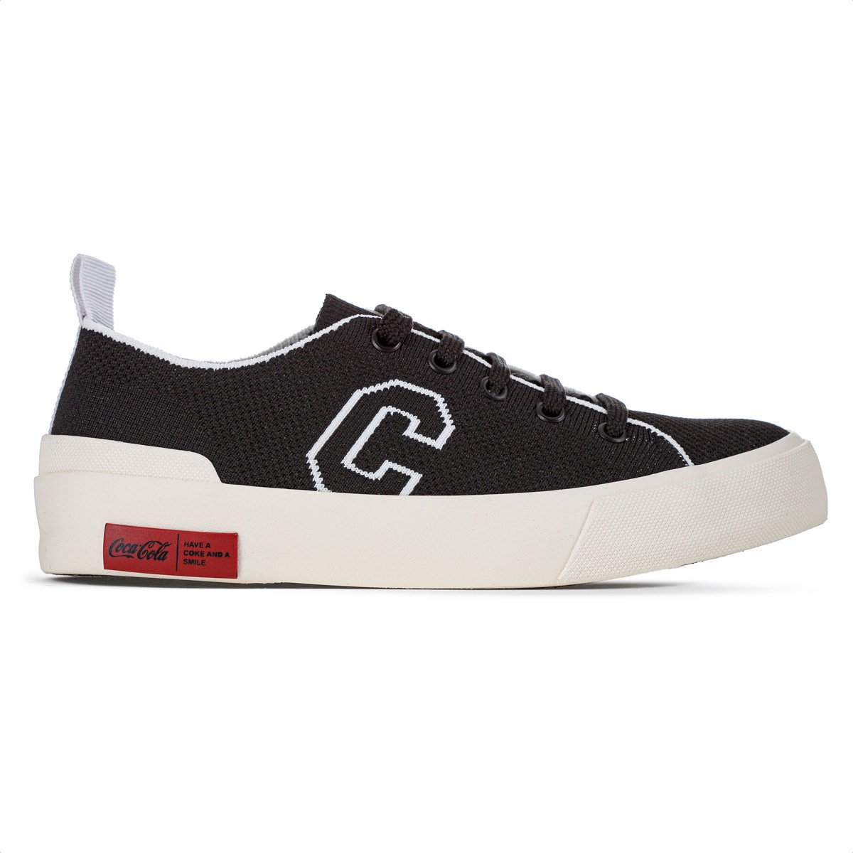 Tenis Coca Cola Katy Knit  Preto - Feminino Preto 1
