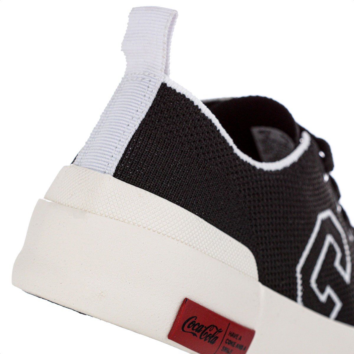 Tenis Coca Cola Katy Knit  Preto - Feminino Preto 4