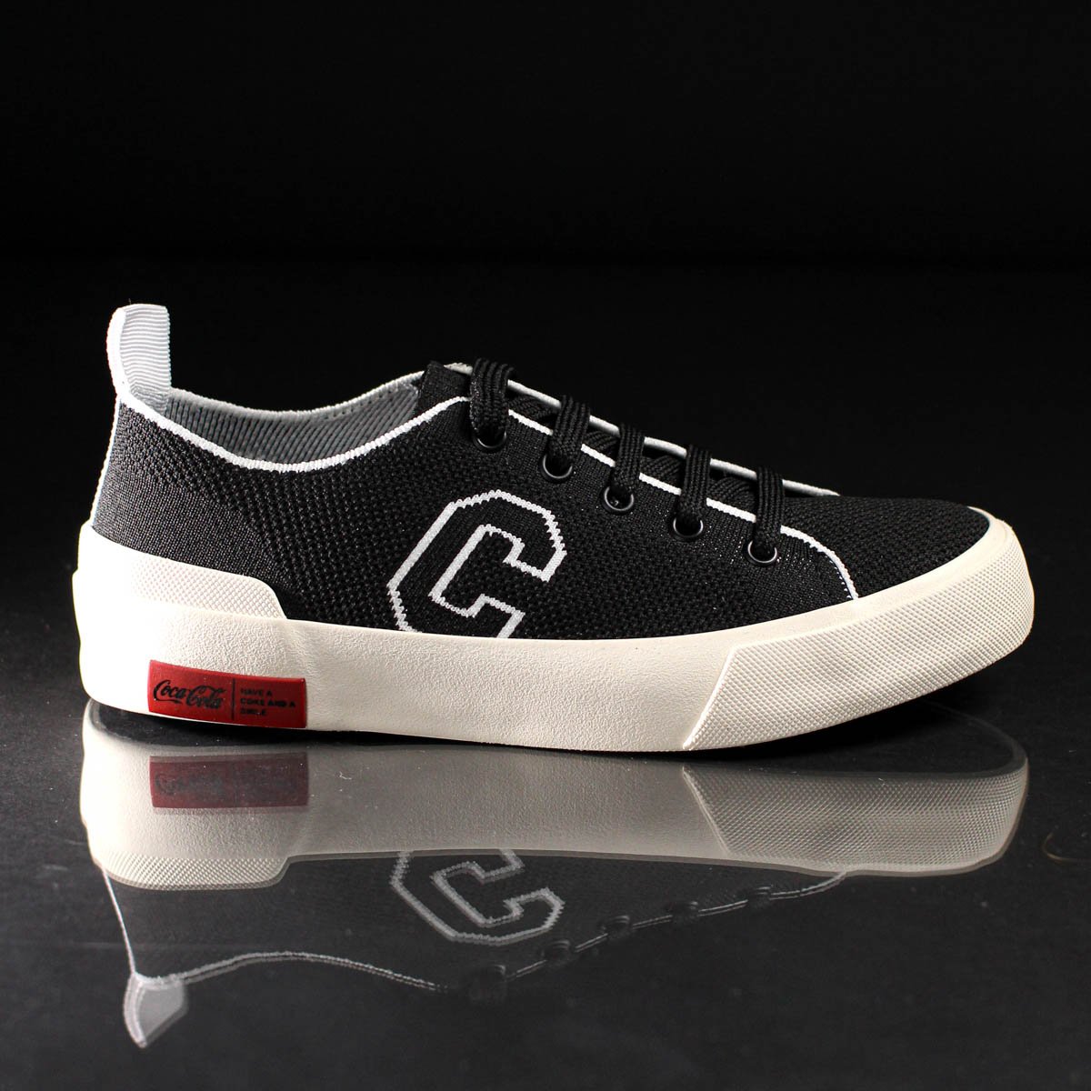 Tenis Coca Cola Katy Knit  Preto - Feminino Preto 6