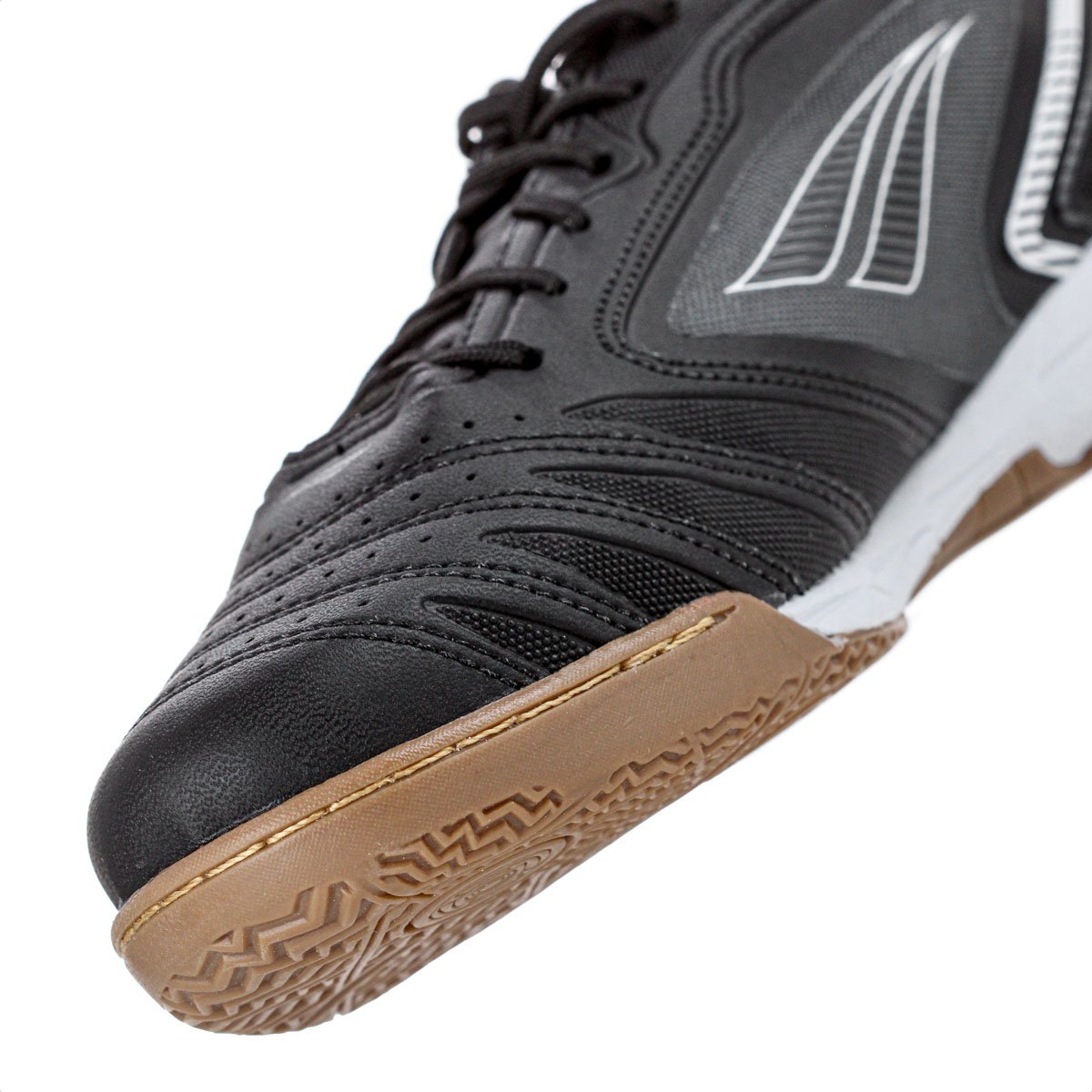 Chuteira Penalty Futsal Brasil 70 Y-1 Preto Cinza e Branco - Masculino Preto 3