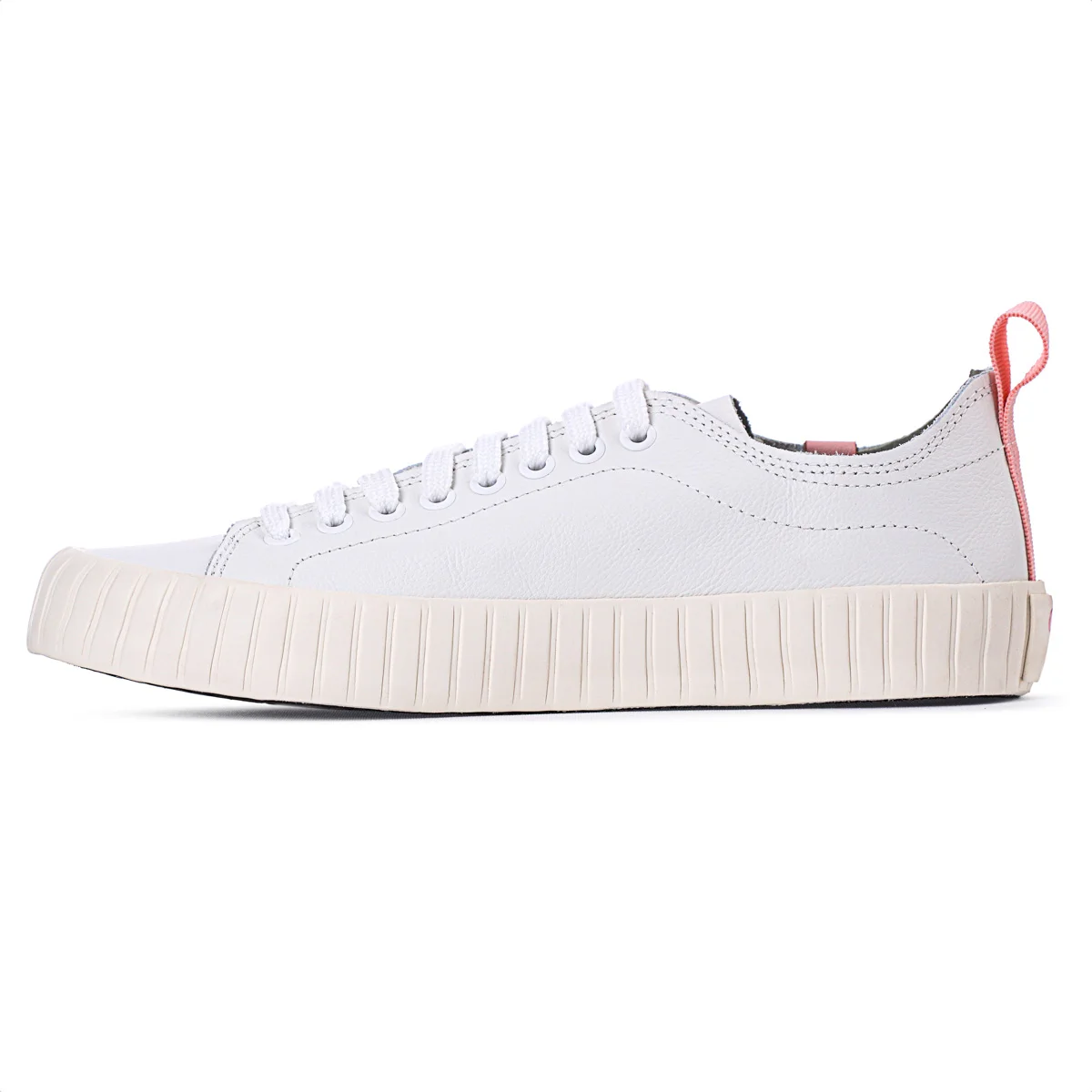 Tenis Coca Cola Houston Couro Branco e Rosa - Feminino Branco 2