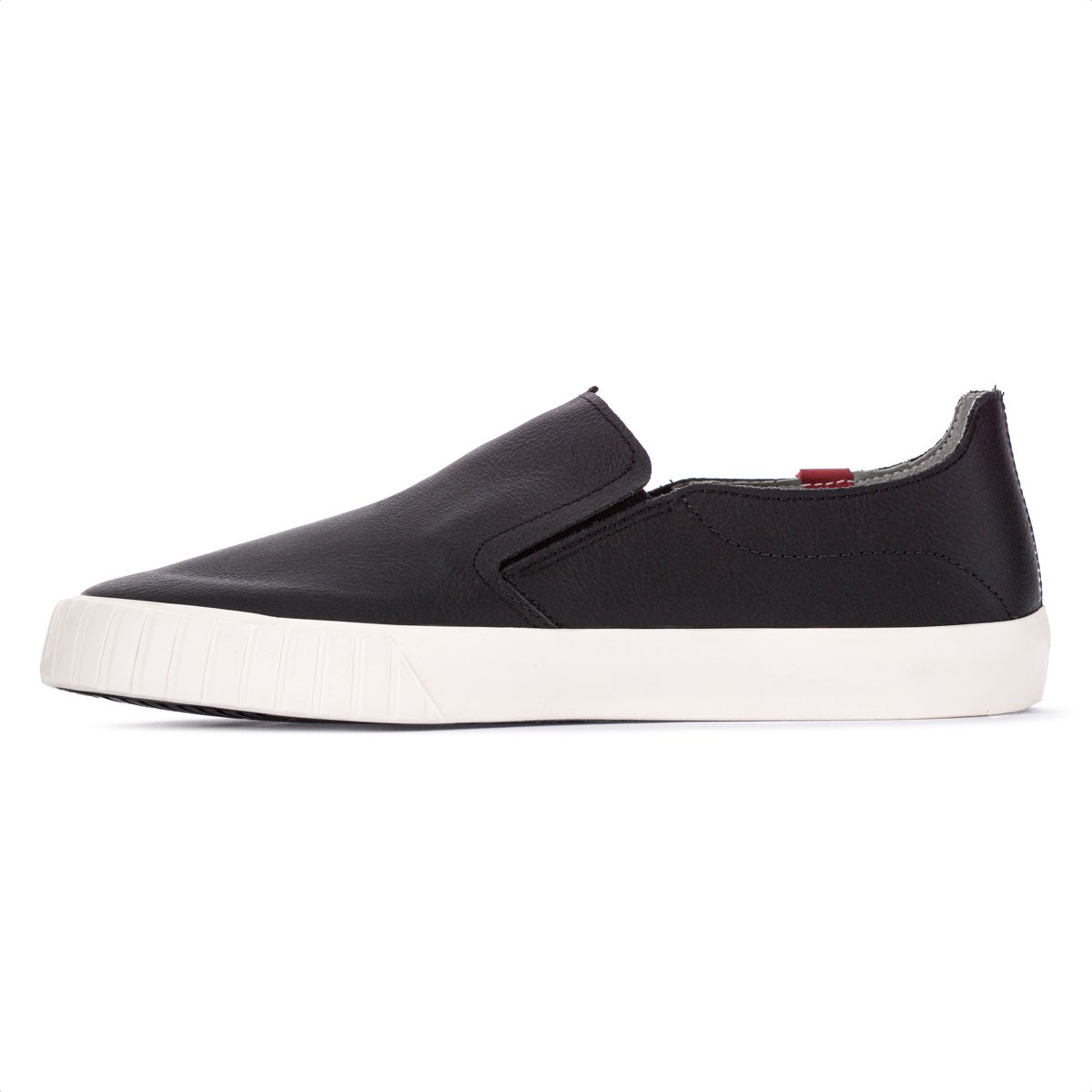 Tenis Coca Cola Philadelphia Leather Preto e Vermelho - Masculino Preto 2