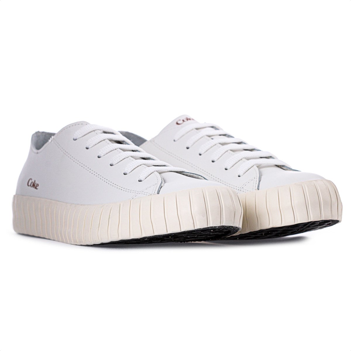 Tenis Coca Cola Newpoart Leather Branco - Feminino Branco 3