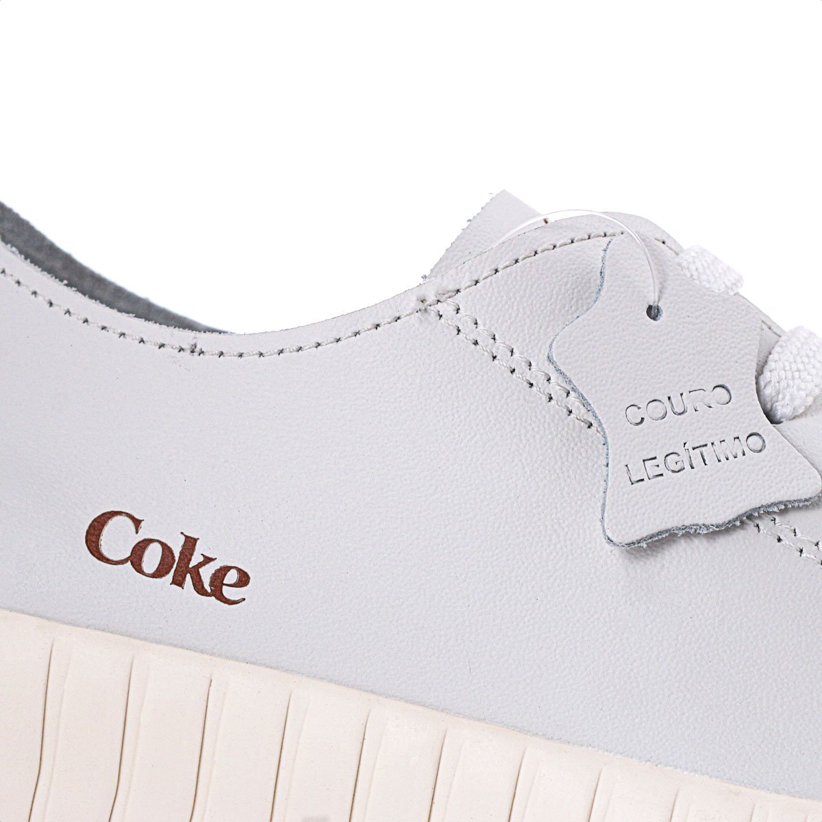 Tenis Coca Cola Newpoart Leather Branco - Feminino Branco 8
