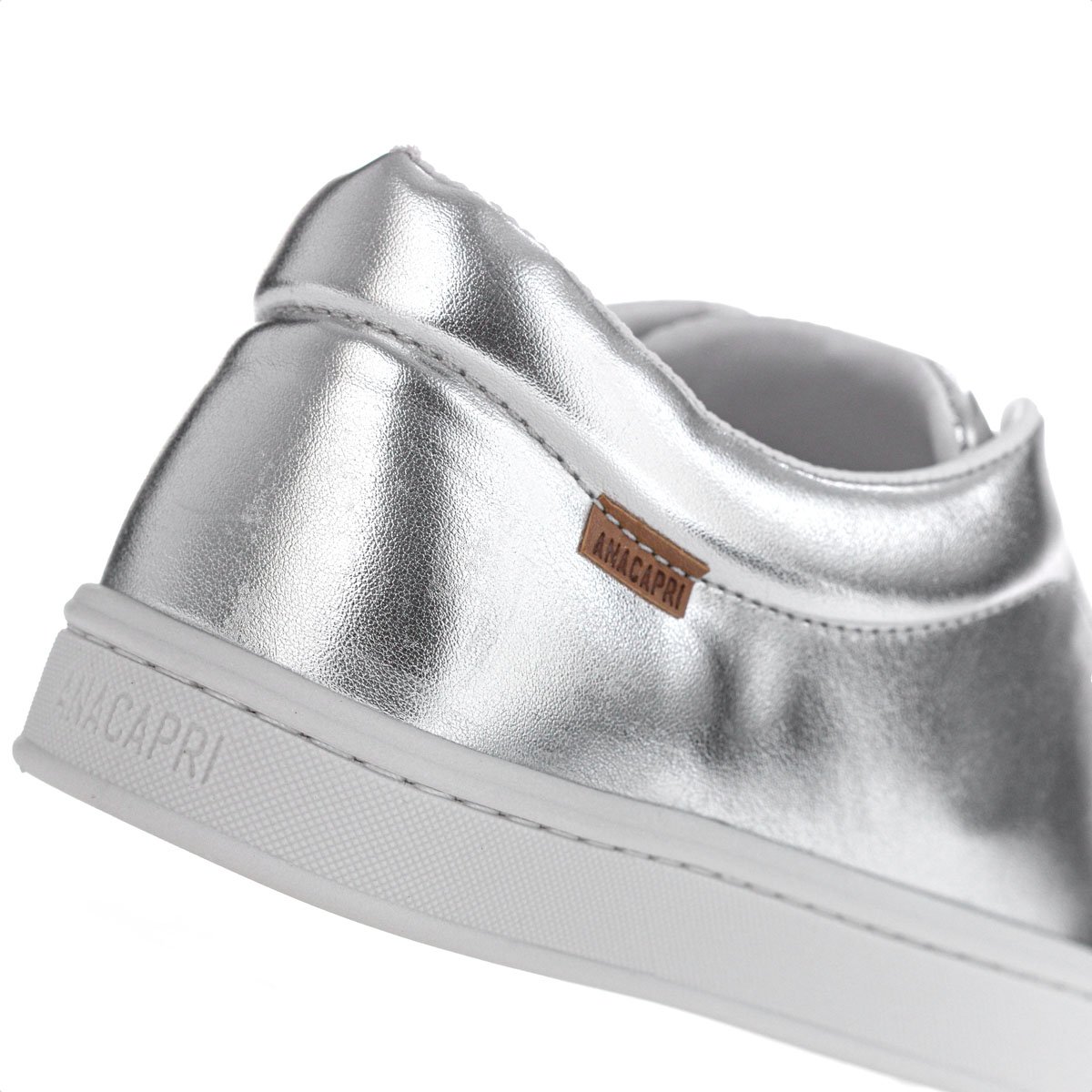 Tenis Anacapri Napa Prata - Feminino Prata 4