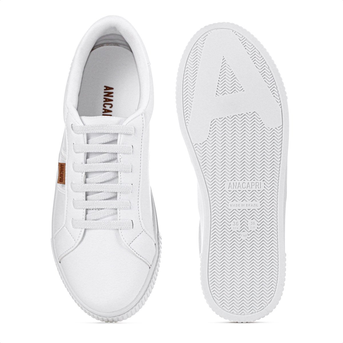 Tenis Anacapri York Santorine Branco - Feminino Branco 5