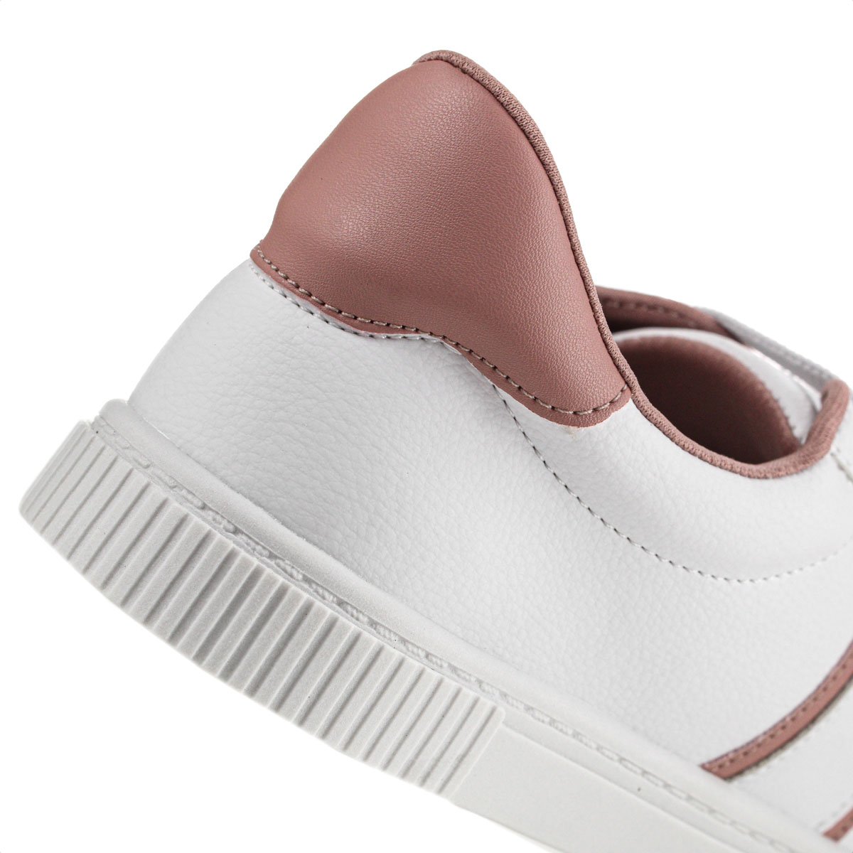 Tenis Anacapri York Eco Santorine Branco e Rosa - Feminino Branco 4