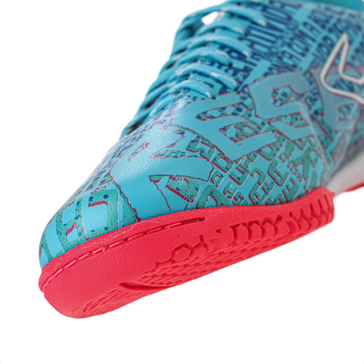 Chuteira Topper Futsal Resenha Azul Rosa e Branco - Masculino Azul 3