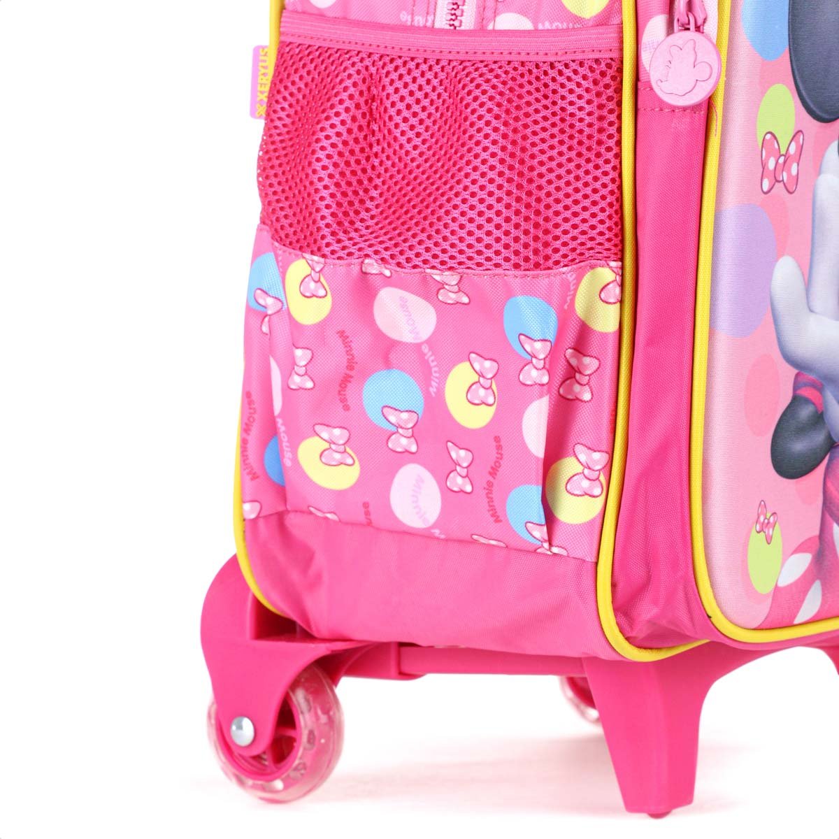 Mochila Com Rodas Escolar Xeryus 16 Minnie Relevo 13240 Rosa - Infantil Rosa 4