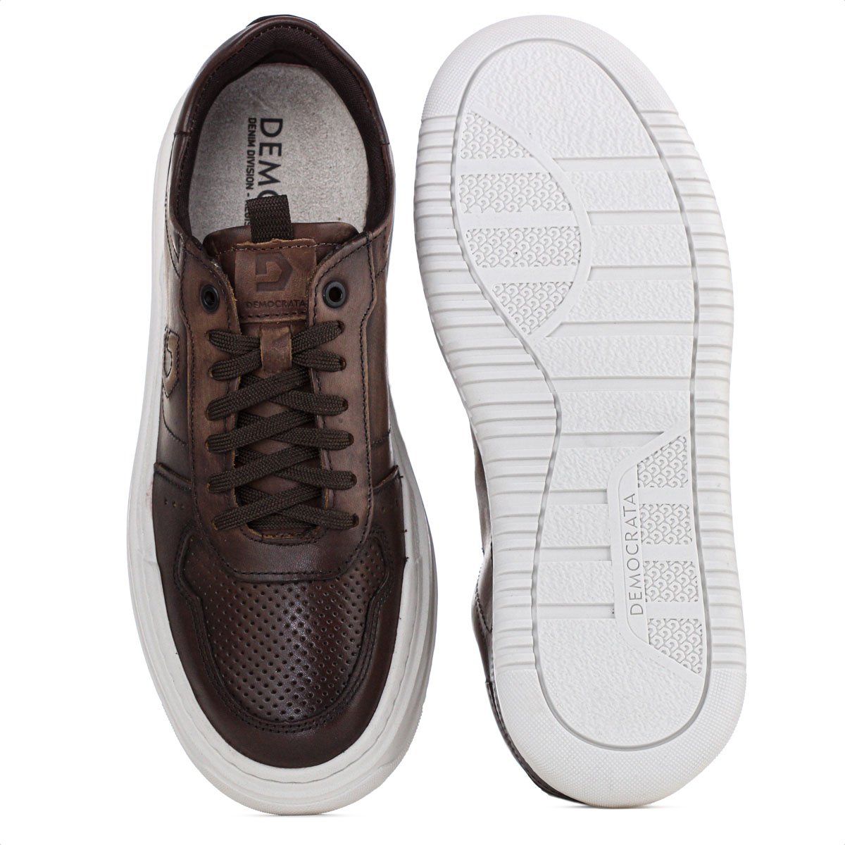Tenis Democrata Block Marrom - Masculino Marrom 5