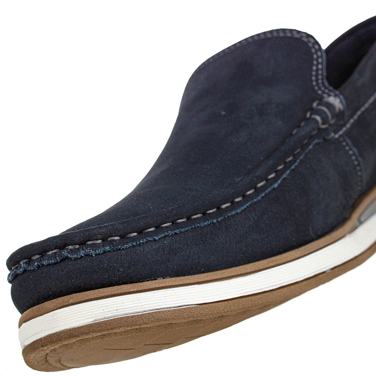 Mocassim Democrata Flow Nobuck Azul Marinho - Masculino Azul Escuro 3