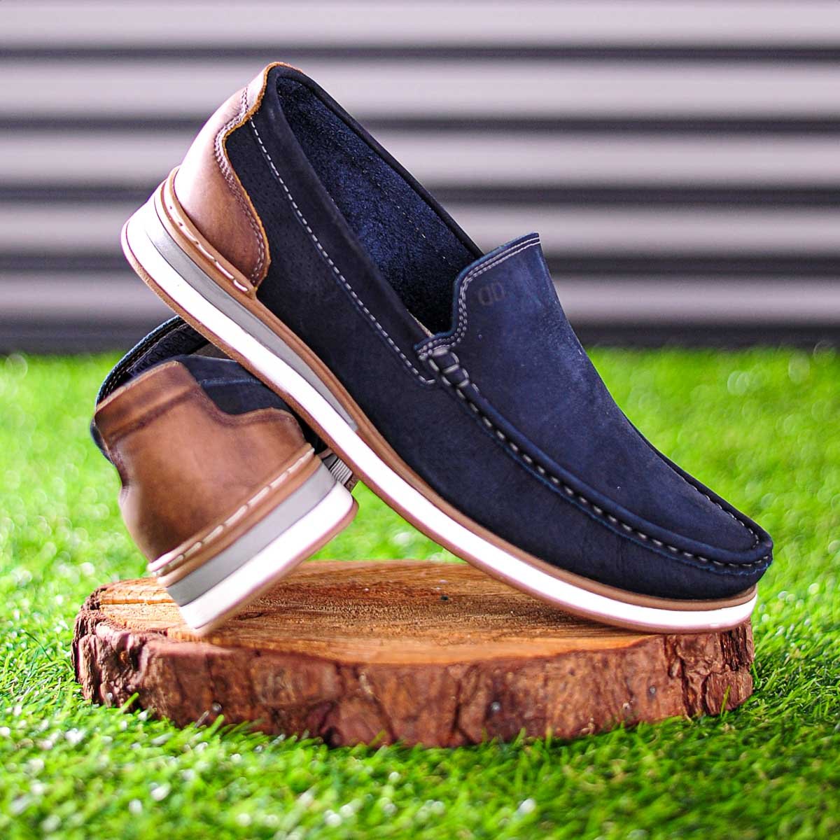 Mocassim Democrata Flow Nobuck Azul Marinho - Masculino Azul Escuro 7
