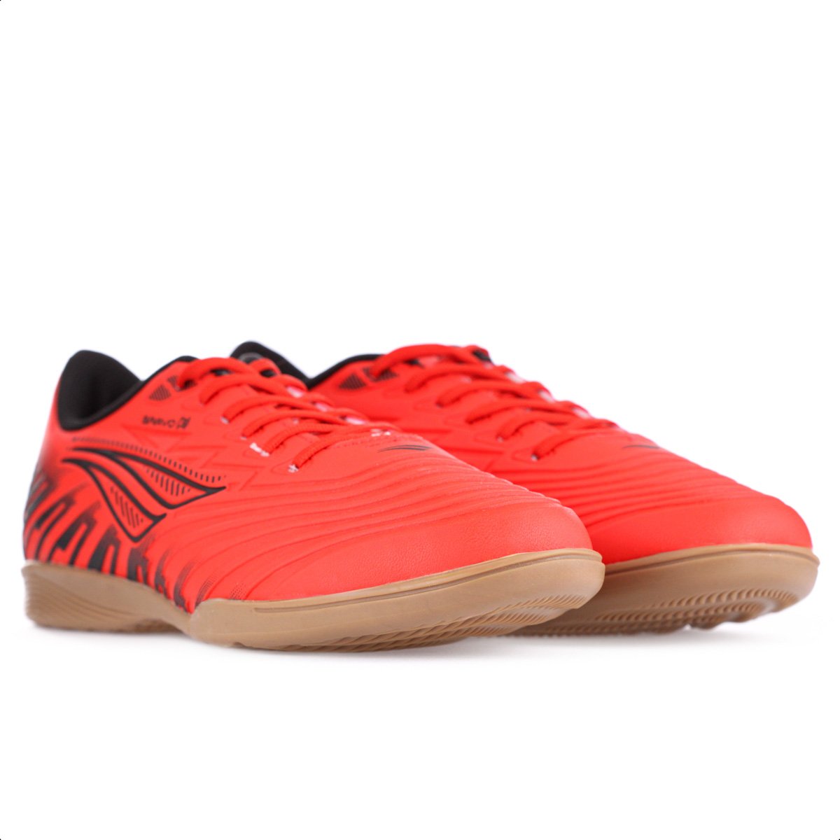 Chuteira Penalty Futsal Bravo Y-3 Vermelho e Preto - Masculino Vermelho 4