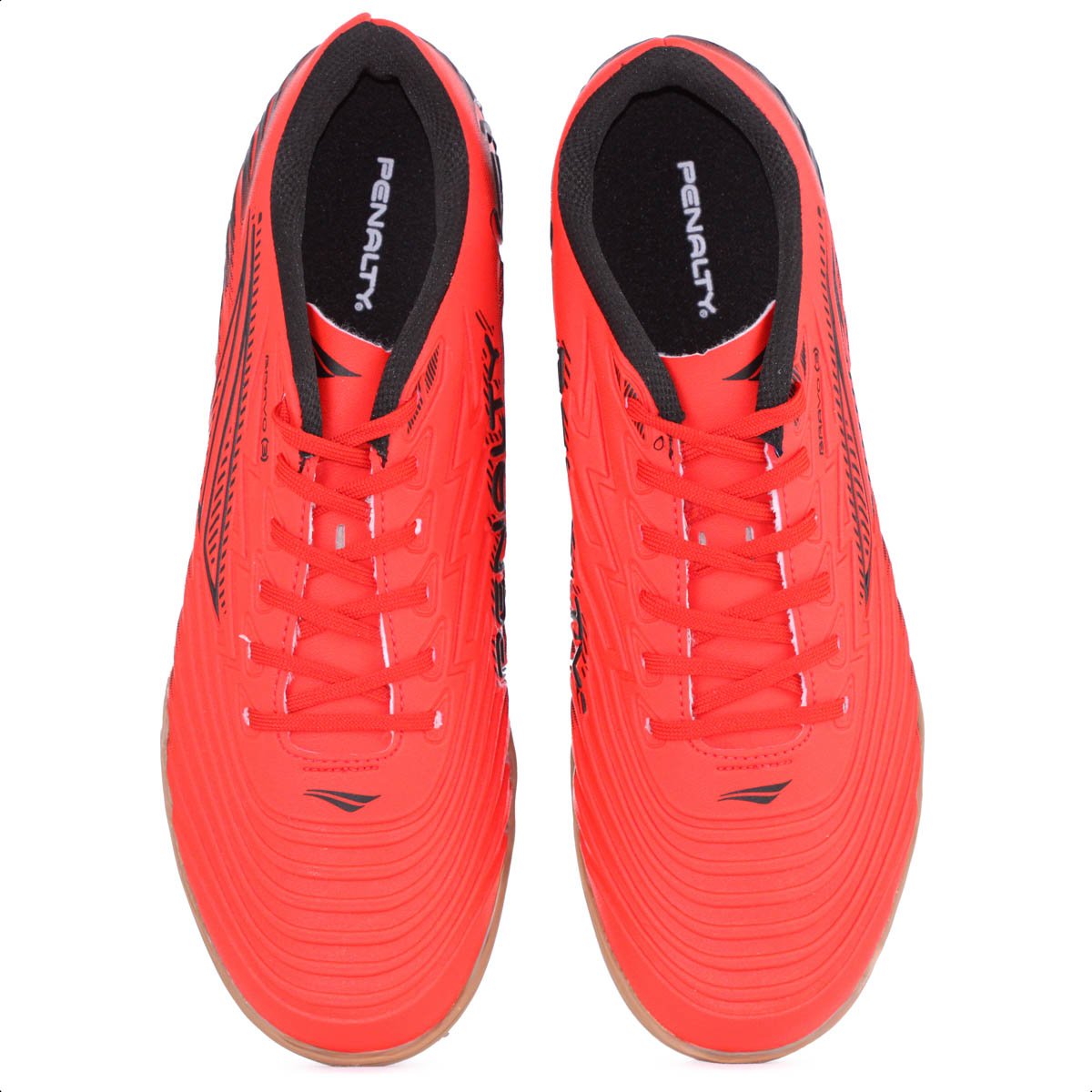 Chuteira Penalty Futsal Bravo Y-3 Vermelho e Preto - Masculino Vermelho 6