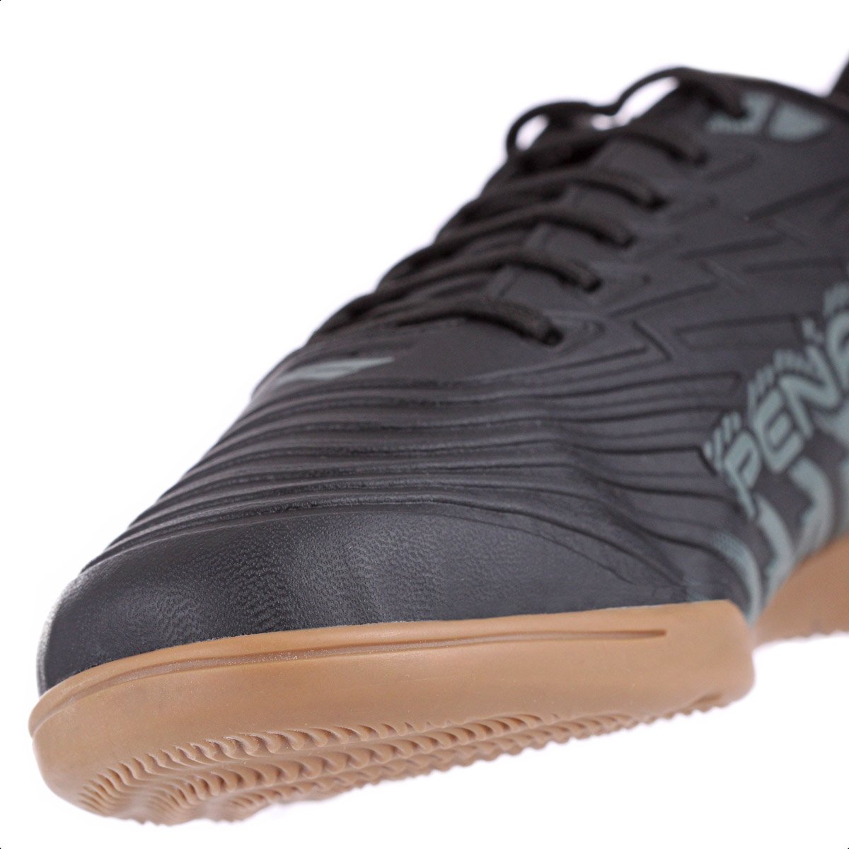 Chuteira Penalty Futsal Bravo Y 3.0 Preto e Chumbo - Masculino Preto 8