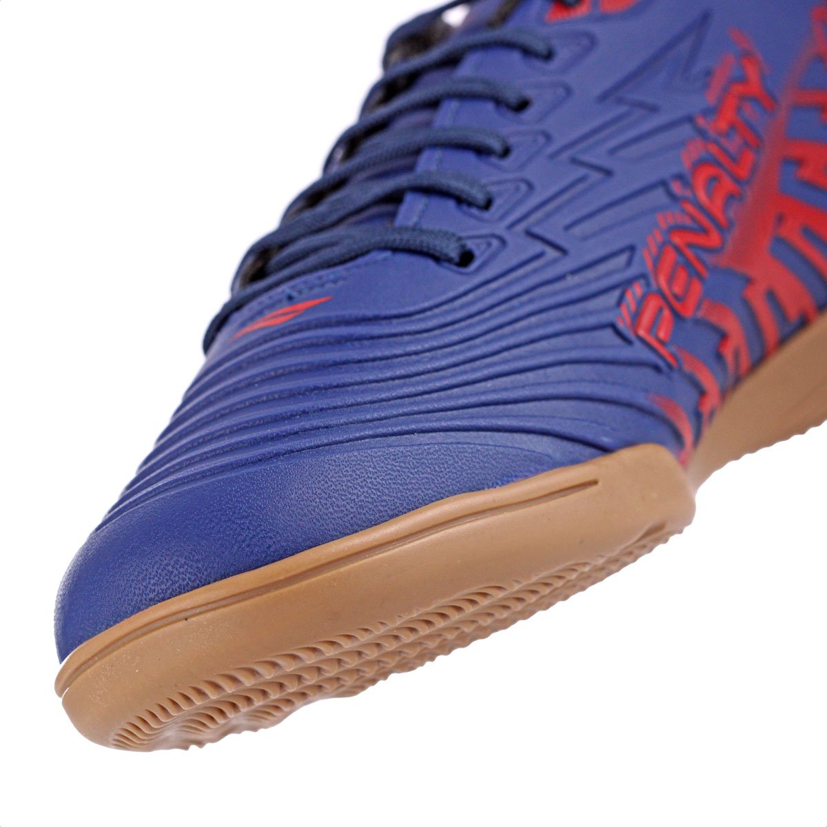 Chuteira Penalty Futsal Bravo Y-3 Marinho e Vermelho - Masculino Azul Escuro 8
