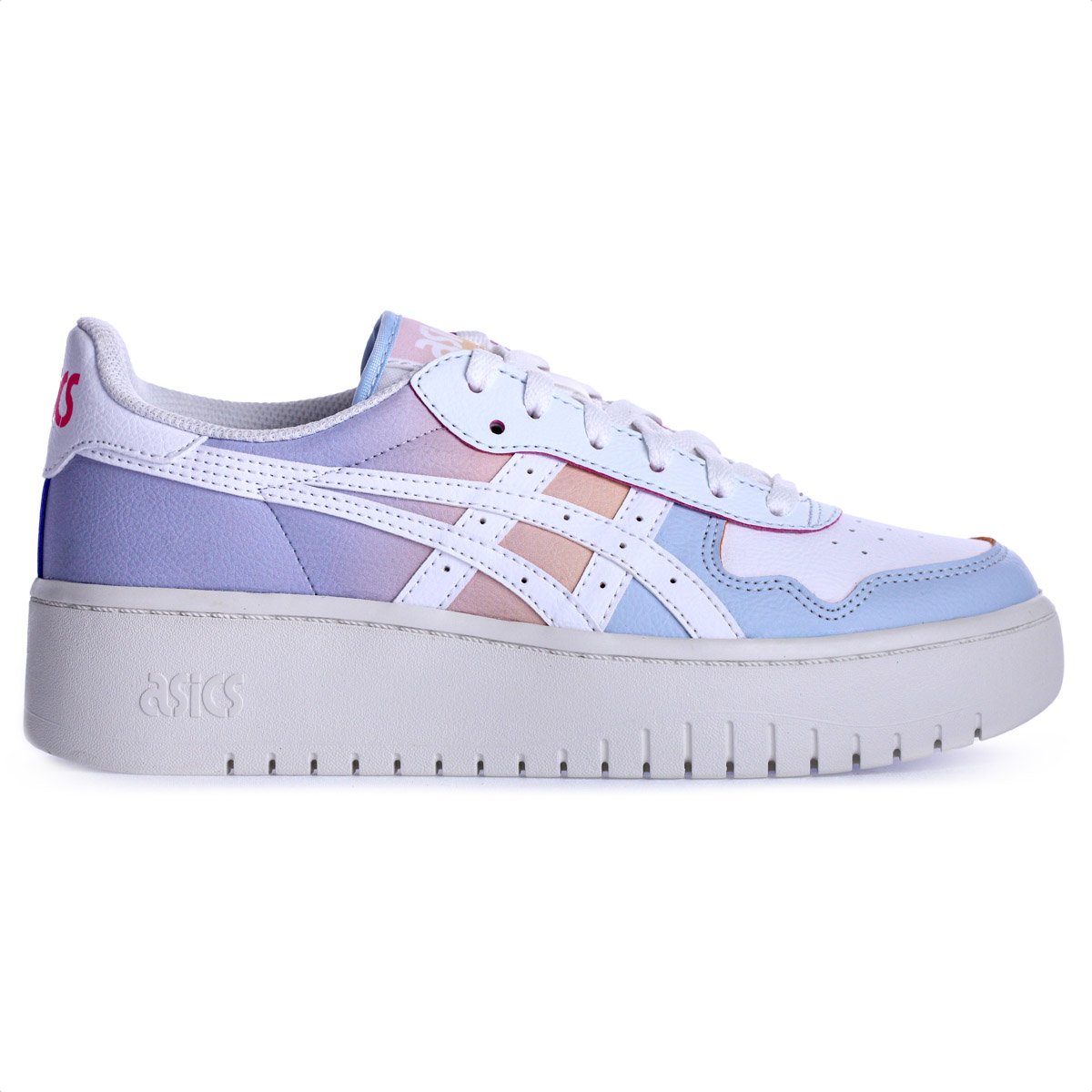 Tenis Asics Japan S PF Branco e Azul - Feminino Branco 2