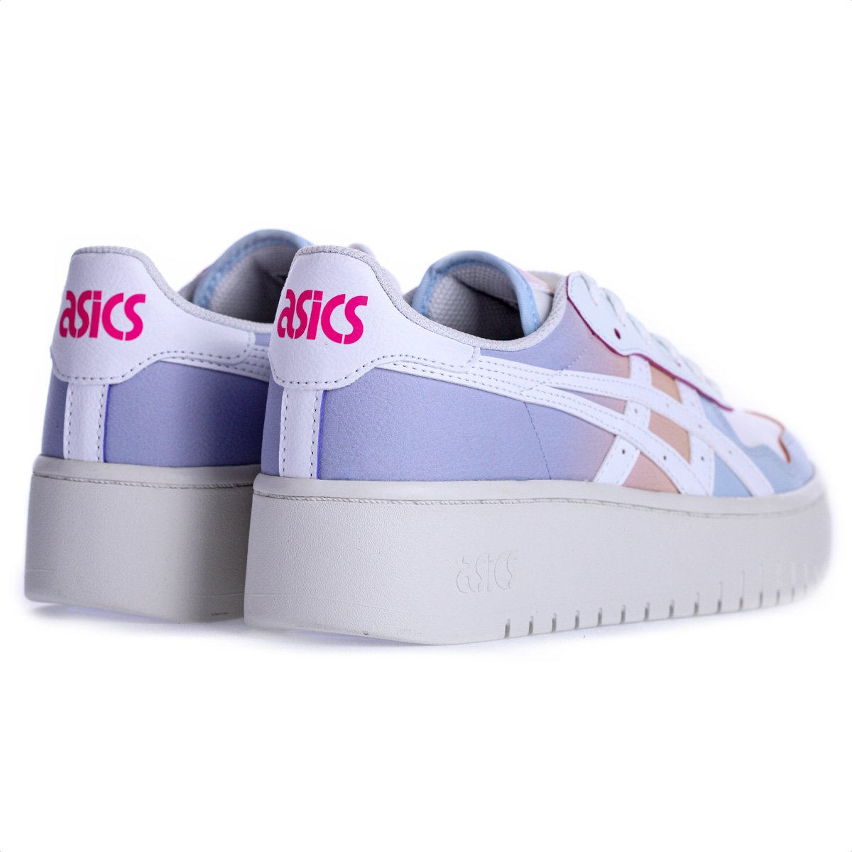 Tenis Asics Japan S PF Branco e Azul - Feminino Branco 5