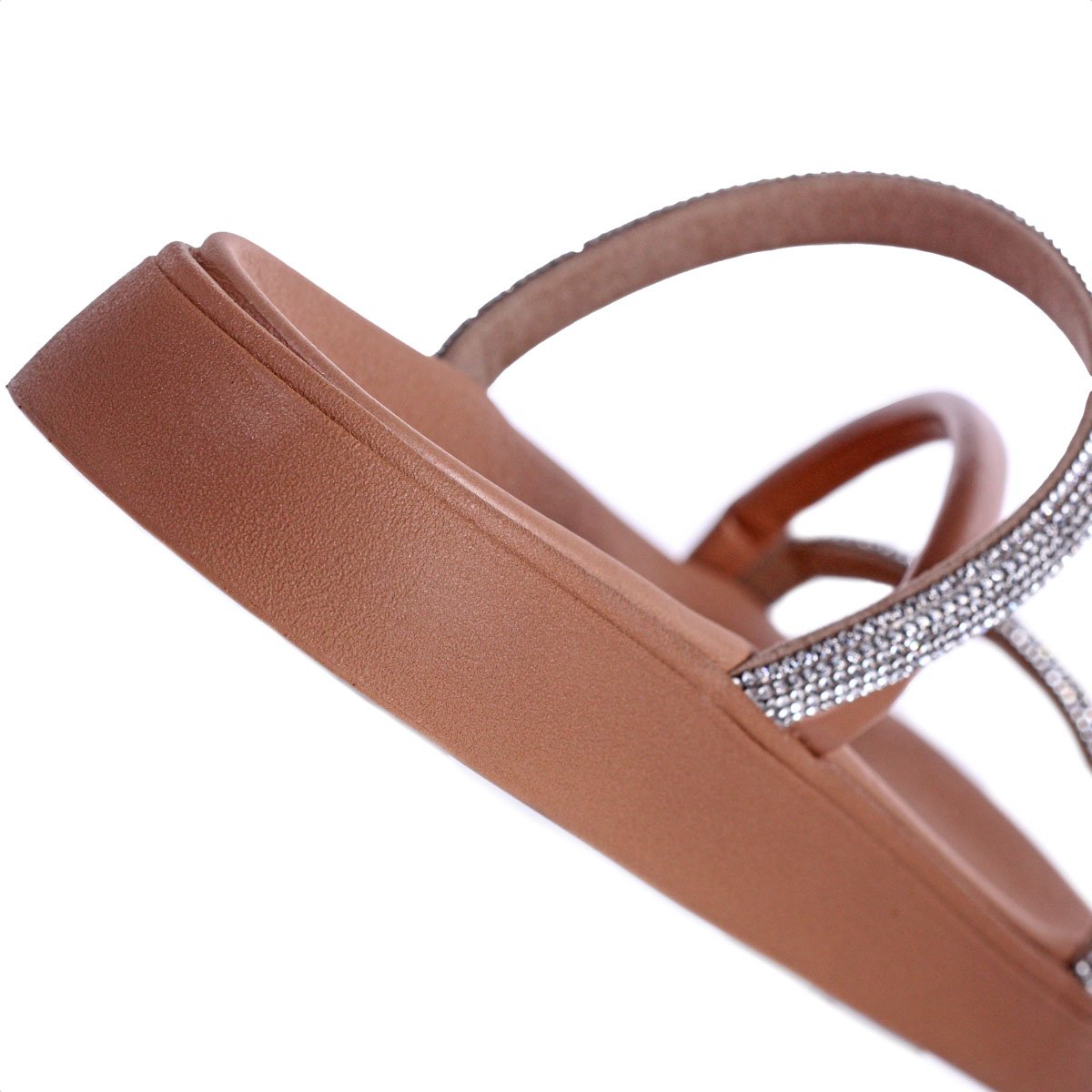 Sandalia Moleca Tira Tripla Rose e Prata - Feminino Rosa 8