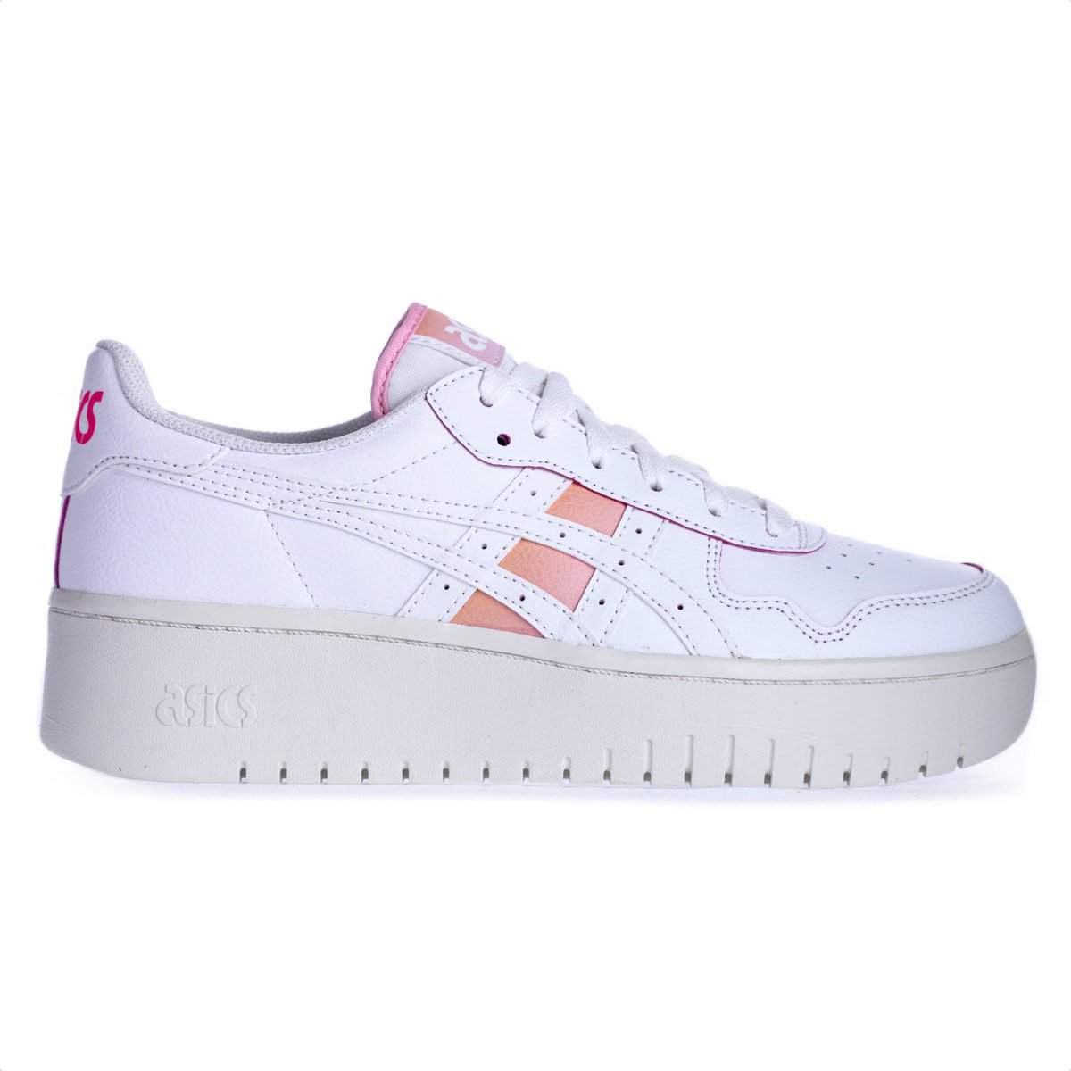 Tenis Asics Japan S PF Branco e Rosa - Feminino Branco 2