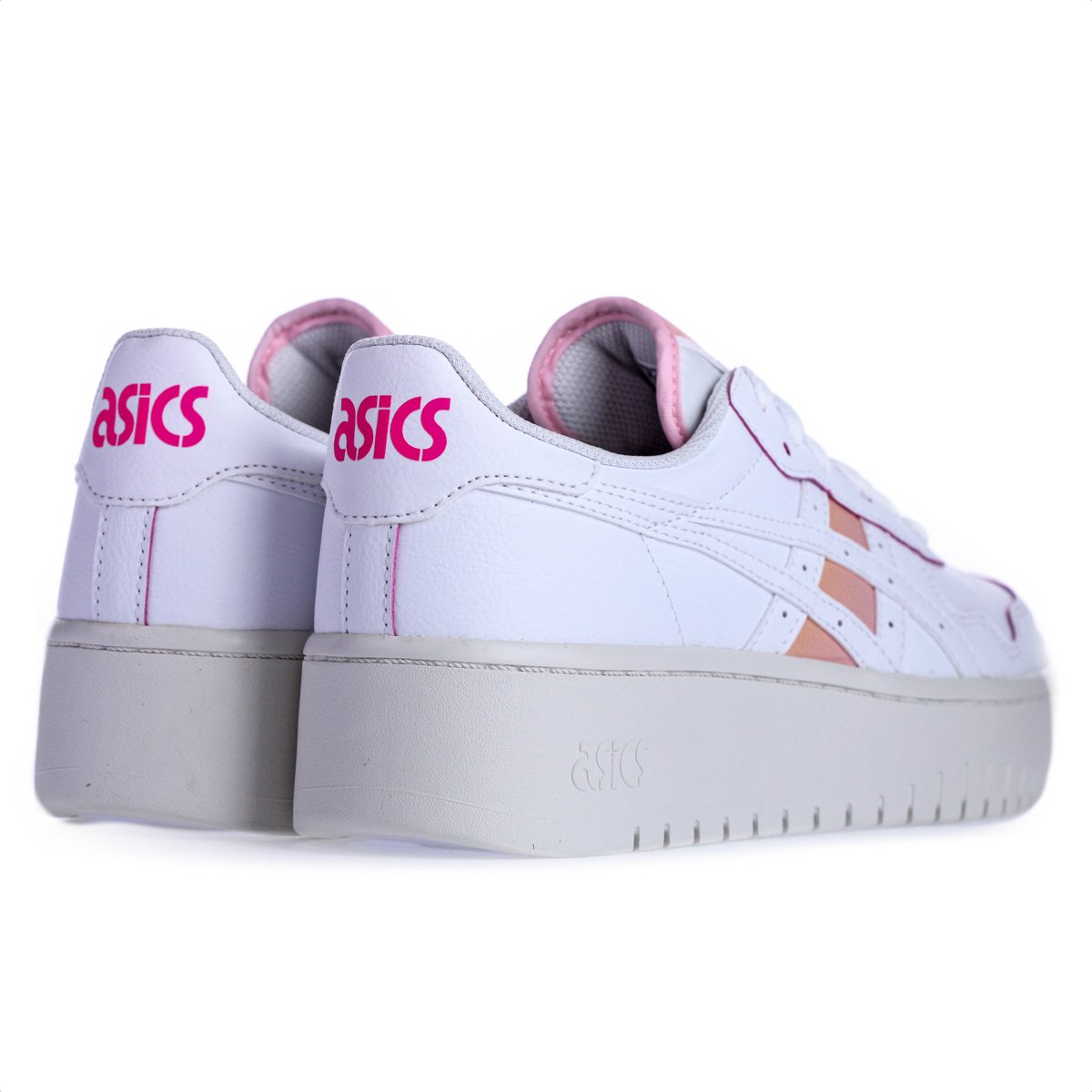 Tenis Asics Japan S PF Branco e Rosa - Feminino Branco 5