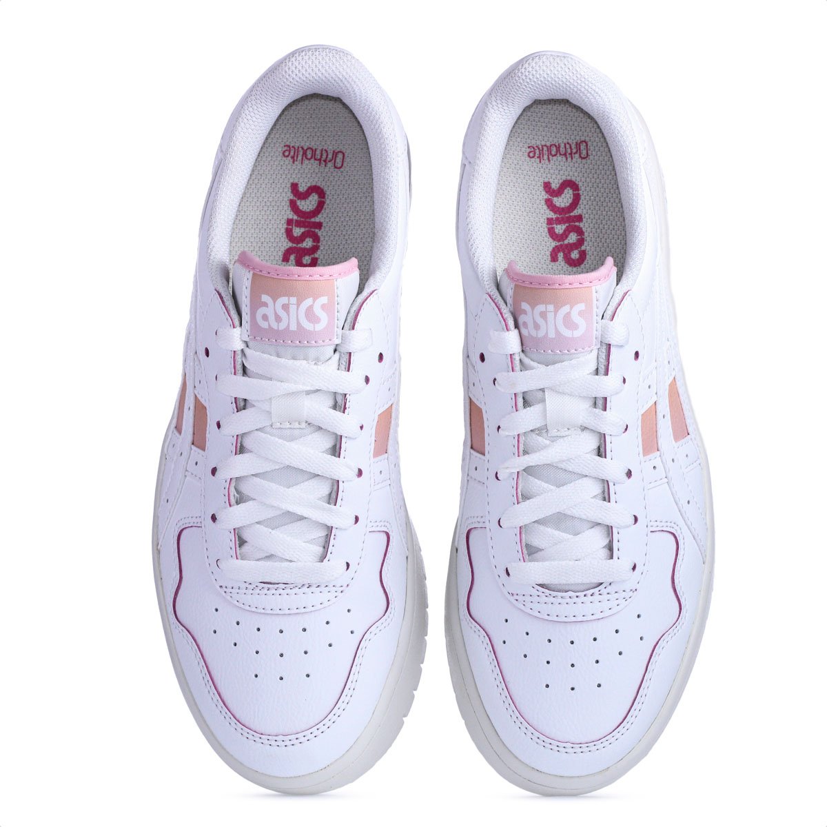 Tenis Asics Japan S PF Branco e Rosa - Feminino Branco 6