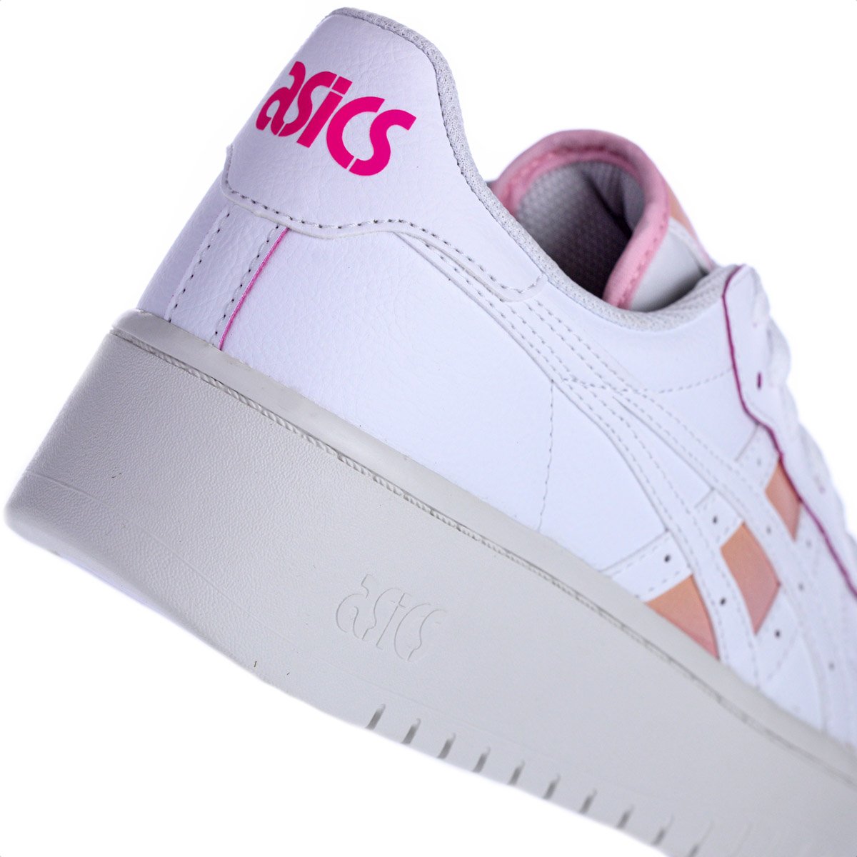 Tenis Asics Japan S PF Branco e Rosa - Feminino Branco 9